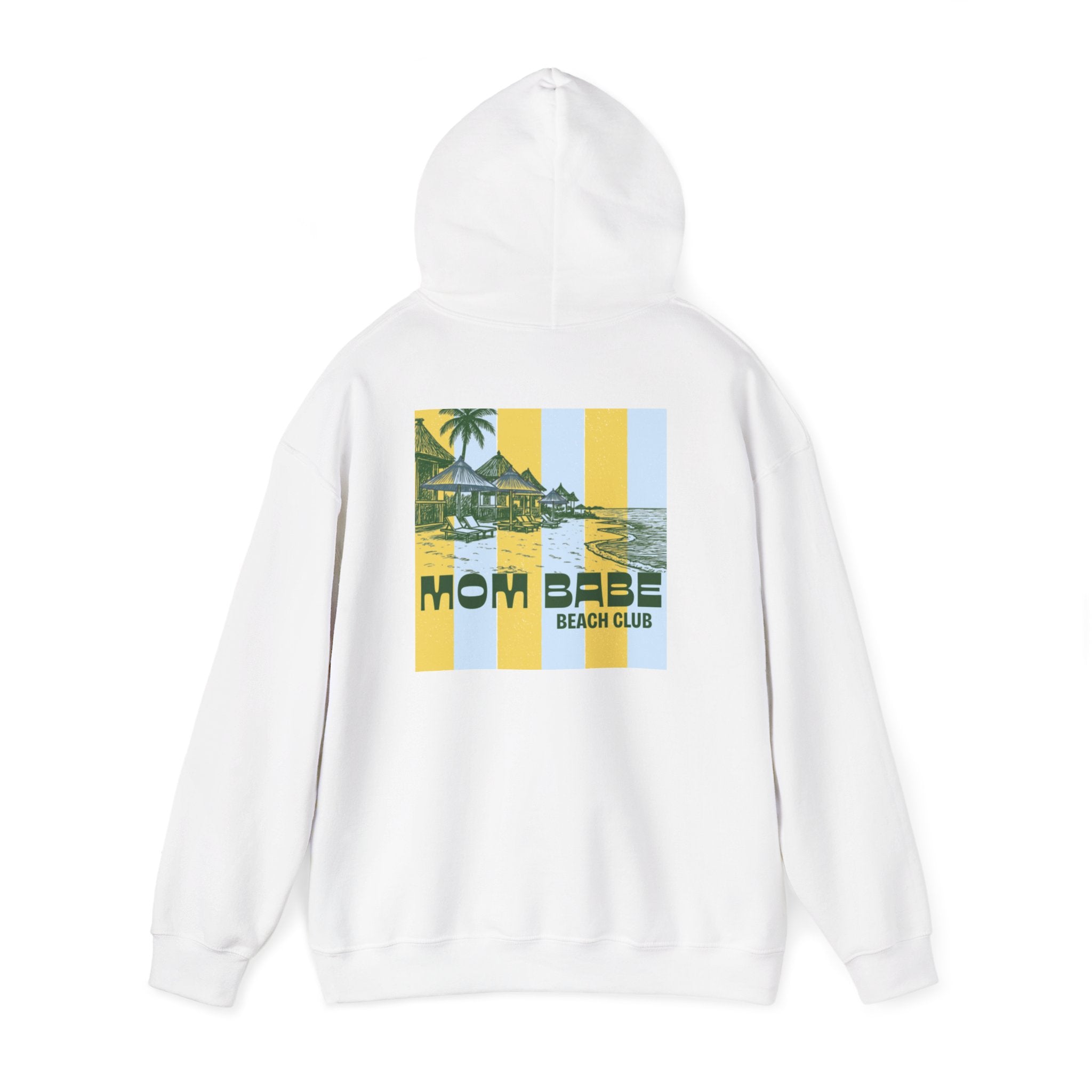 Mom Babe Beach Club — Graphic Hoodie