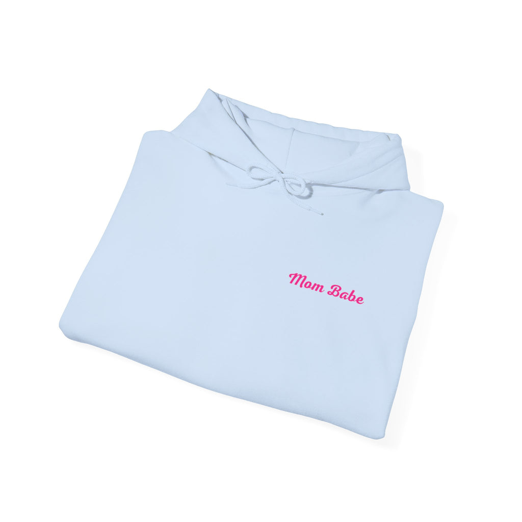 Mom Babe For Hot Moms — Pink Heart Drip Graphic Hoodie