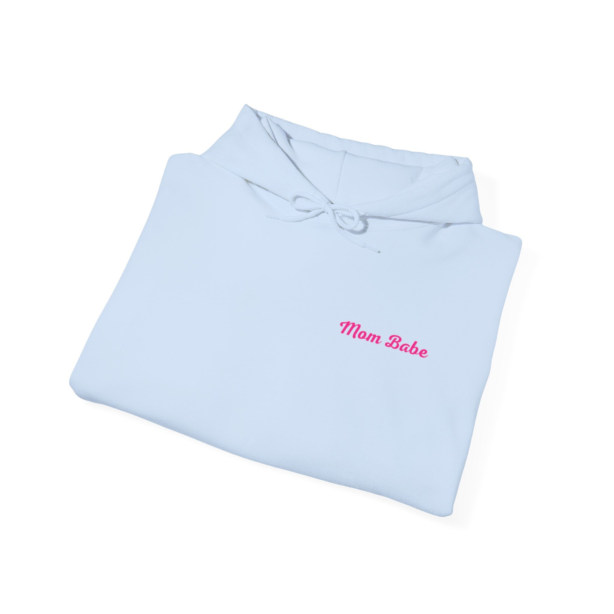 Mom Babe For Hot Moms — Pink Heart Drip Graphic Hoodie