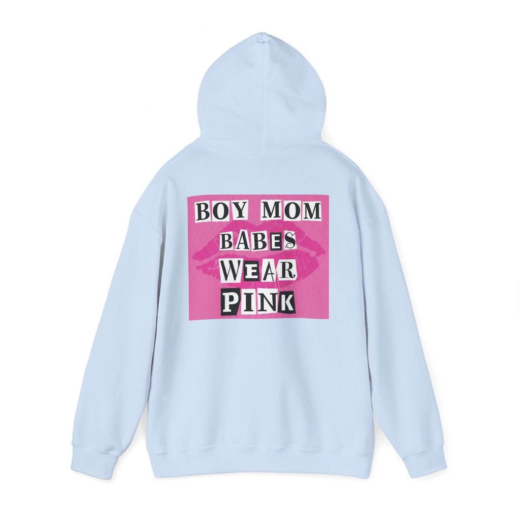 Boy Mom Babes Wear Pink - Graphic Hoodie