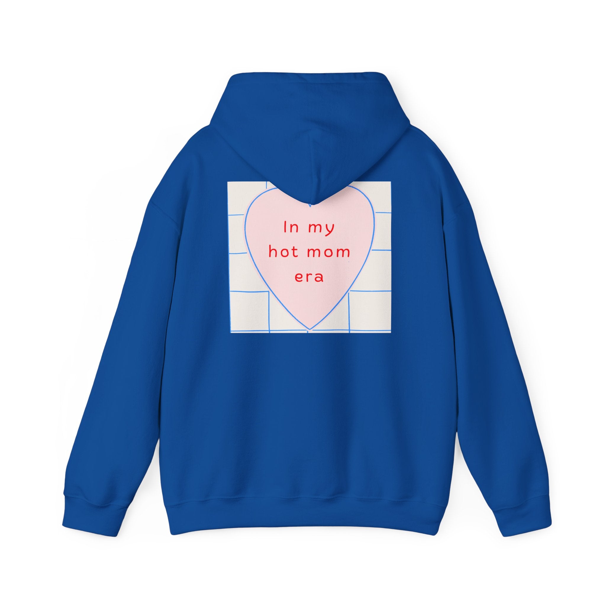In My Hot Mom Era - Heart Graphic Hoodie