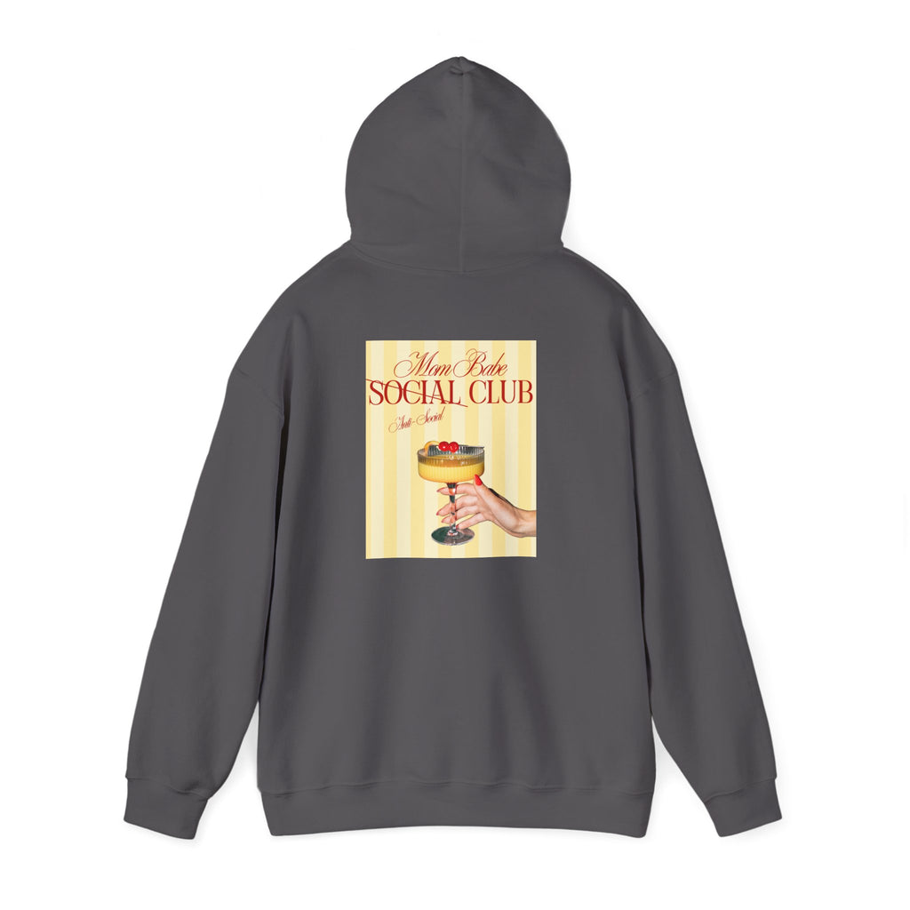 Mom Babe Anti-Social Club - Cocktail Graphic Hoodie