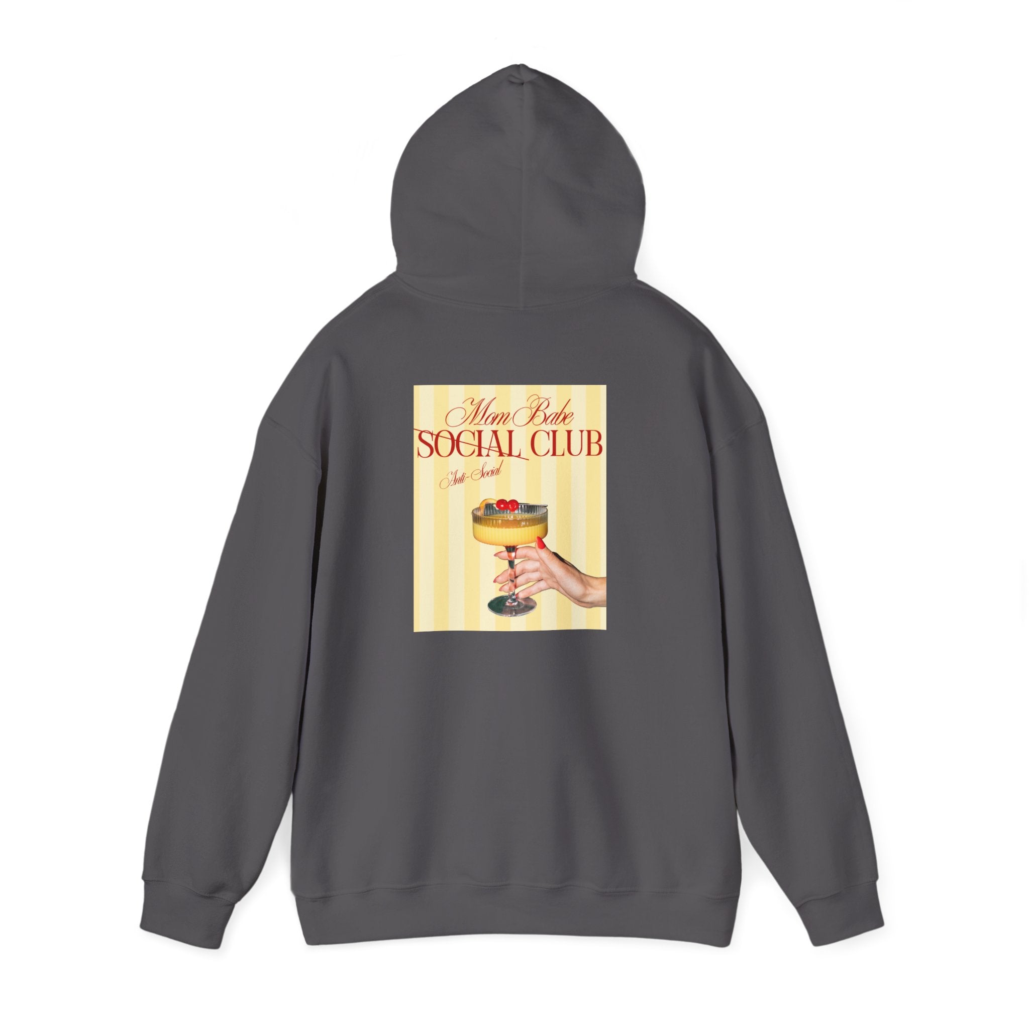 Mom Babe Anti-Social Club - Cocktail Graphic Hoodie