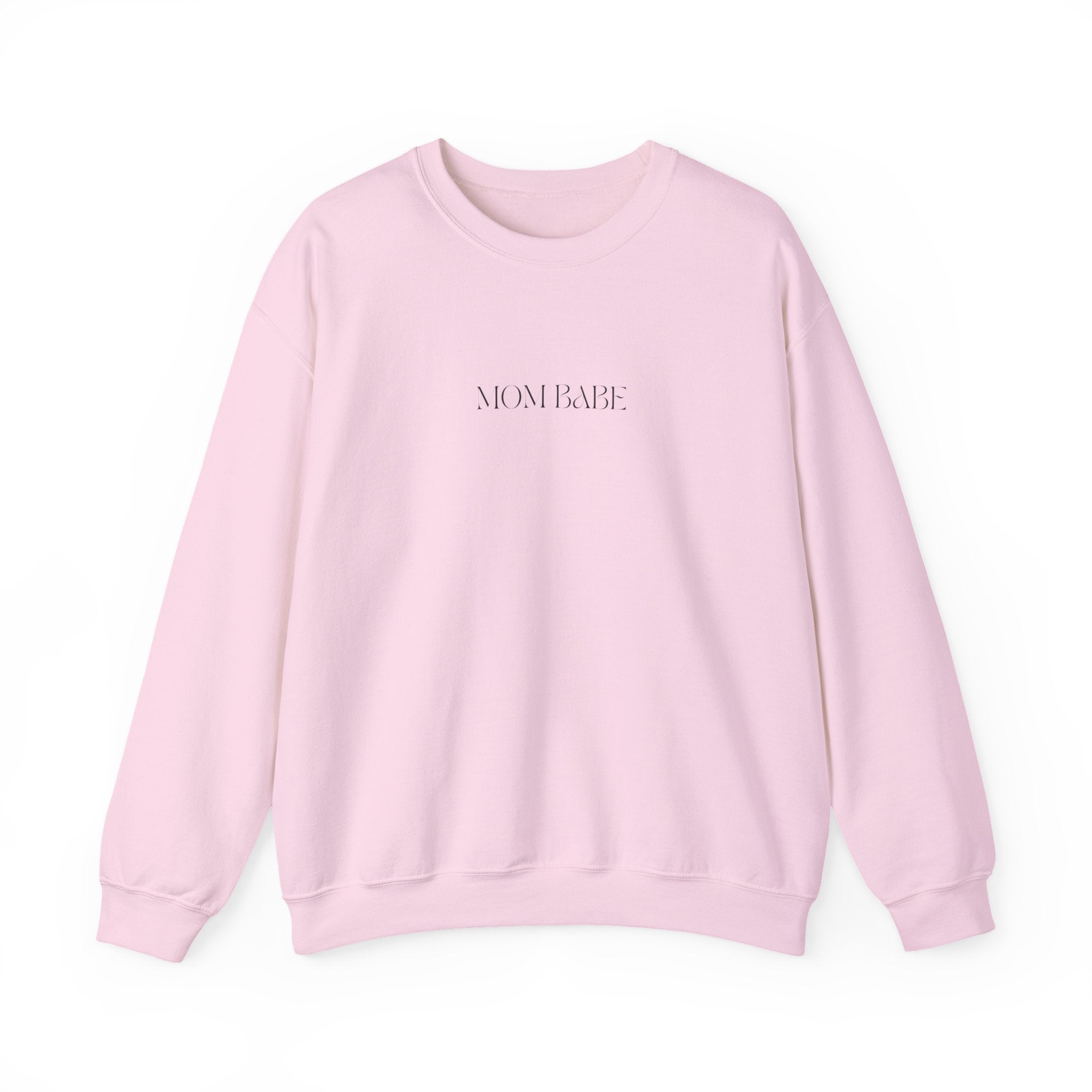Pilates Mom Babe Club — Workout Graphic Sweatshirt (Black Print)