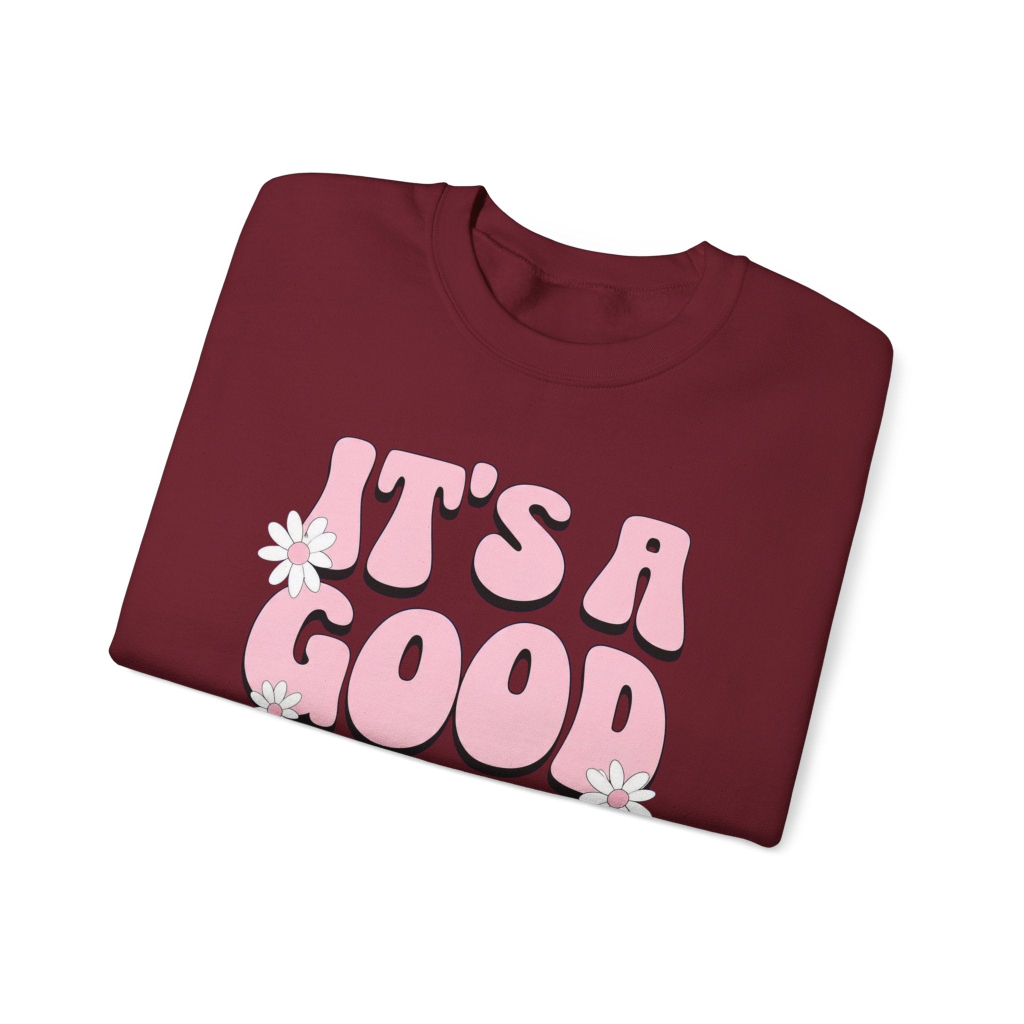 It's A Good Day To Be A Mom Babe - Floral Graphic Sweatshirt
