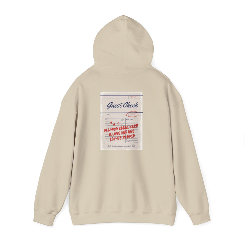 All Mom Babes Need - Graphic Check Hoodie