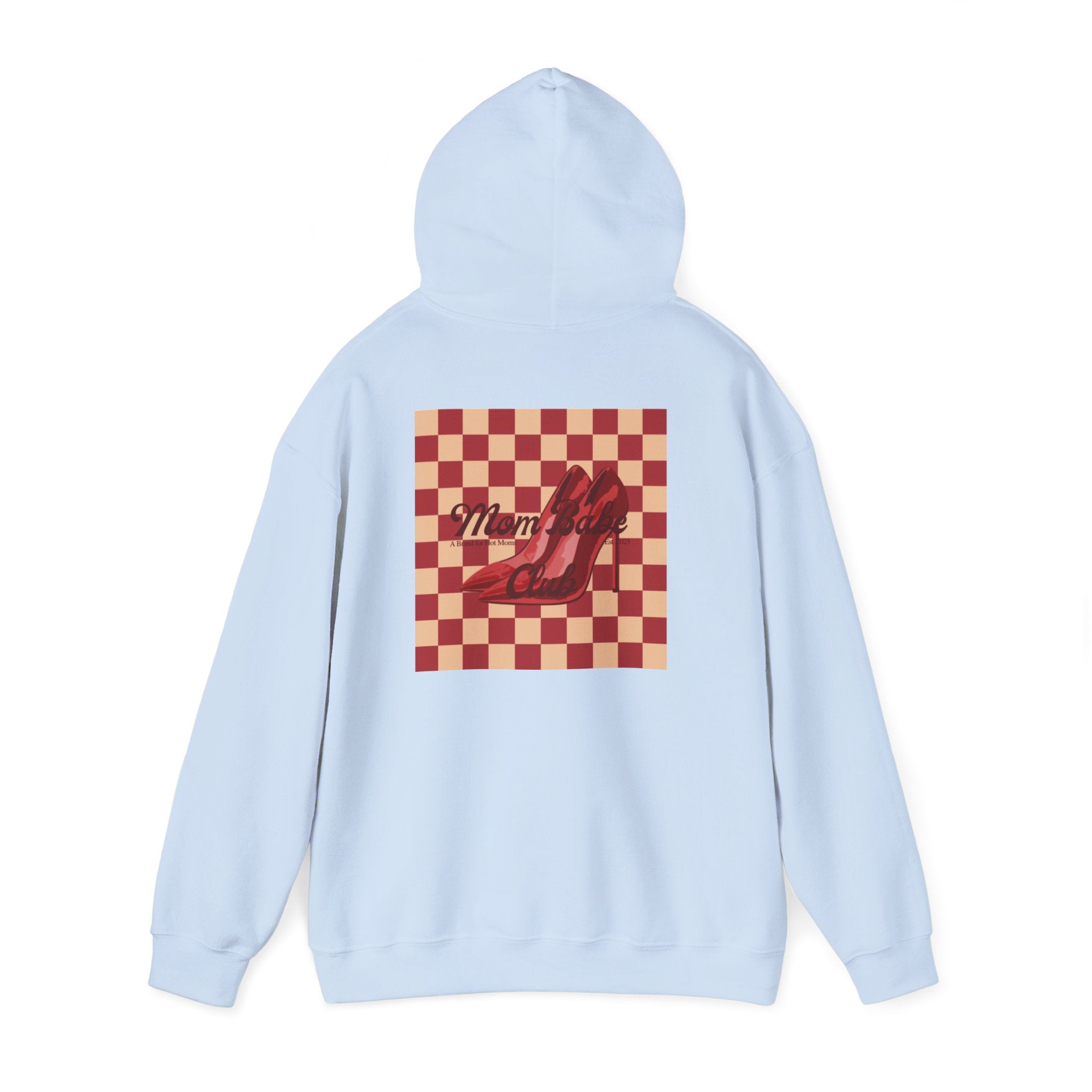 Mom Babe Club - For Hot Moms Heel Graphic Hoodie