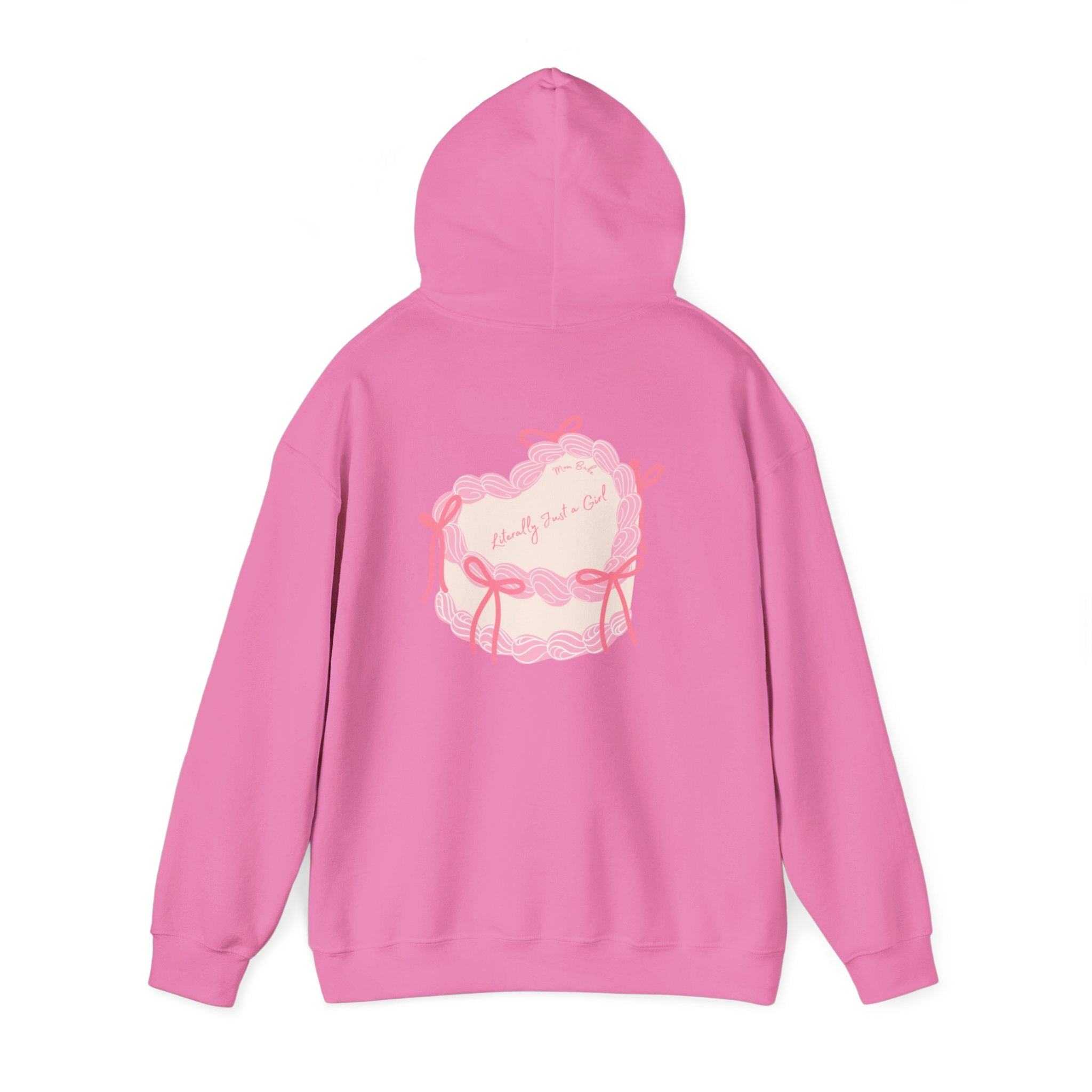 Mom Babe Literally Just a Girl - Cake Graphic Hoodie