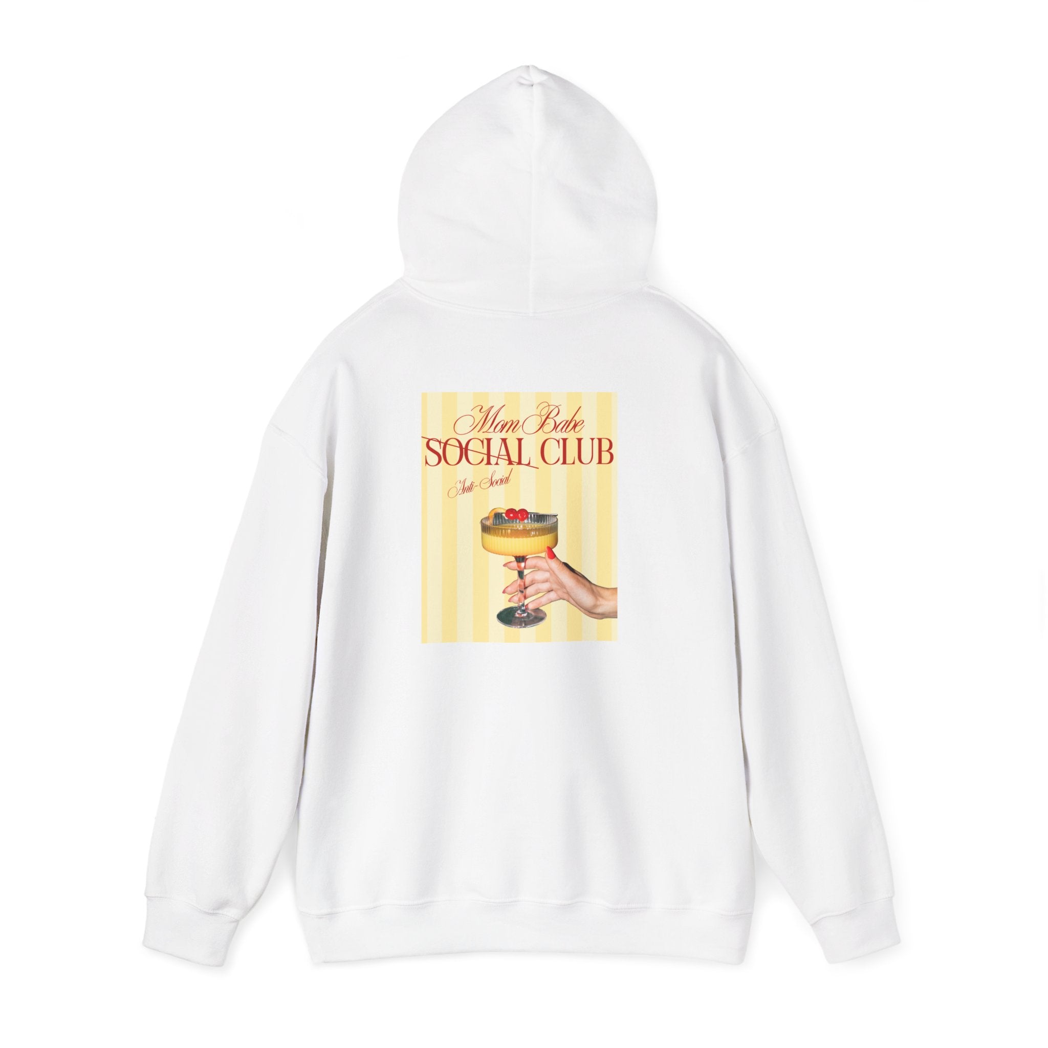 Mom Babe Anti-Social Club - Cocktail Graphic Hoodie