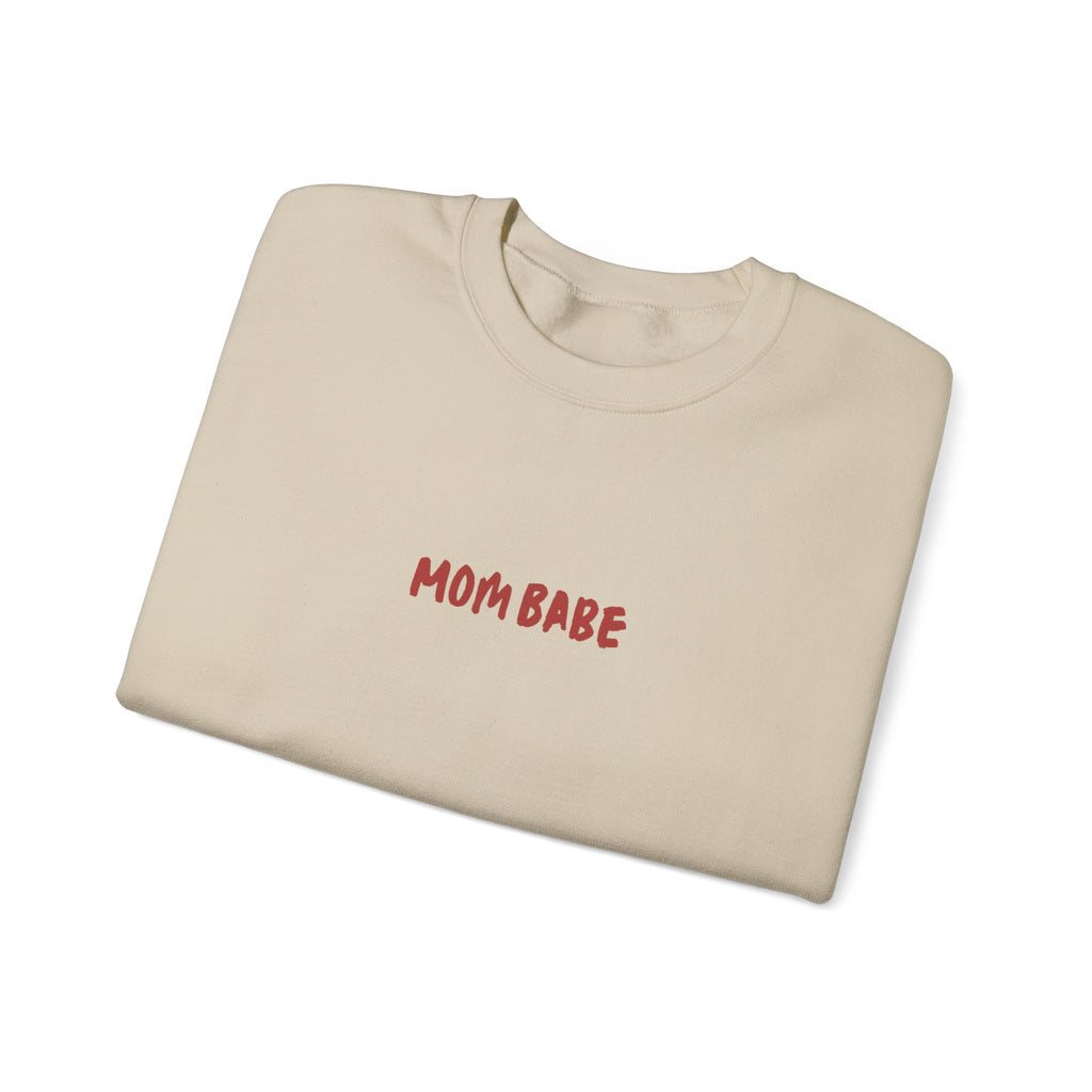All Mom Babes Need - Graphic Check Sweatshirt