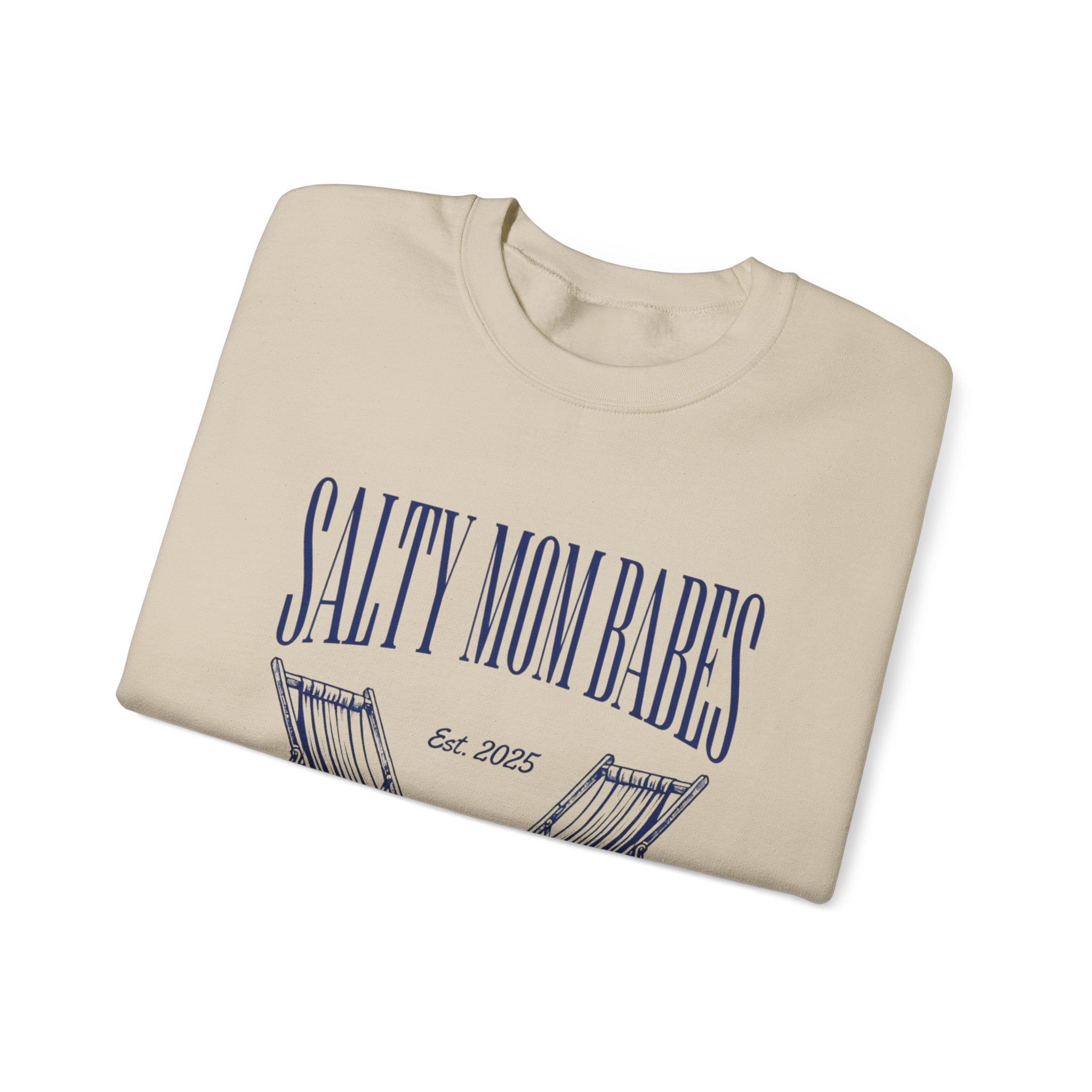 Salty Mom Babes Beach Club- Girls Just Wanna Have Sun Graphic Sweatshirt