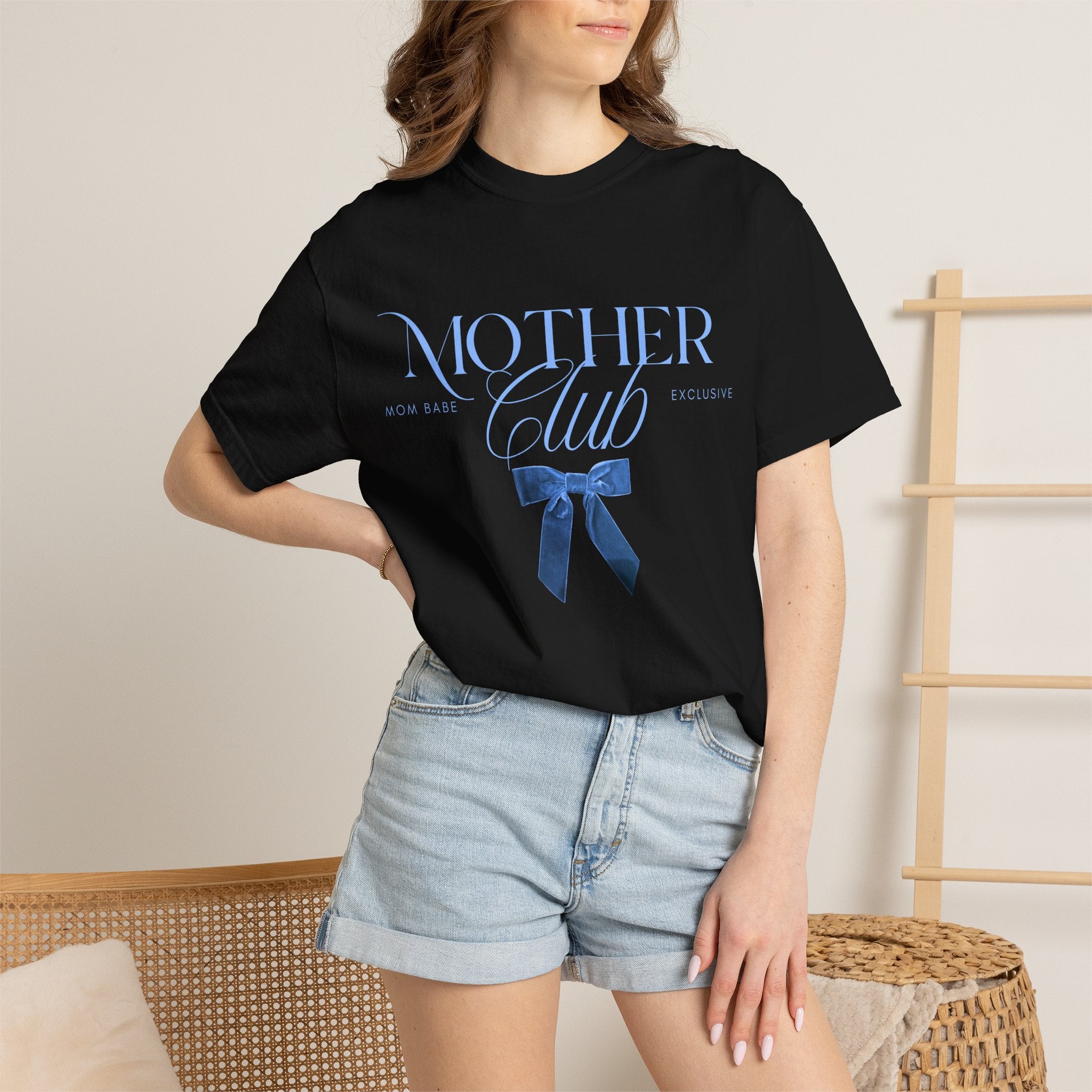 Mother Club Mom Babe Exclusive Tee - Blue