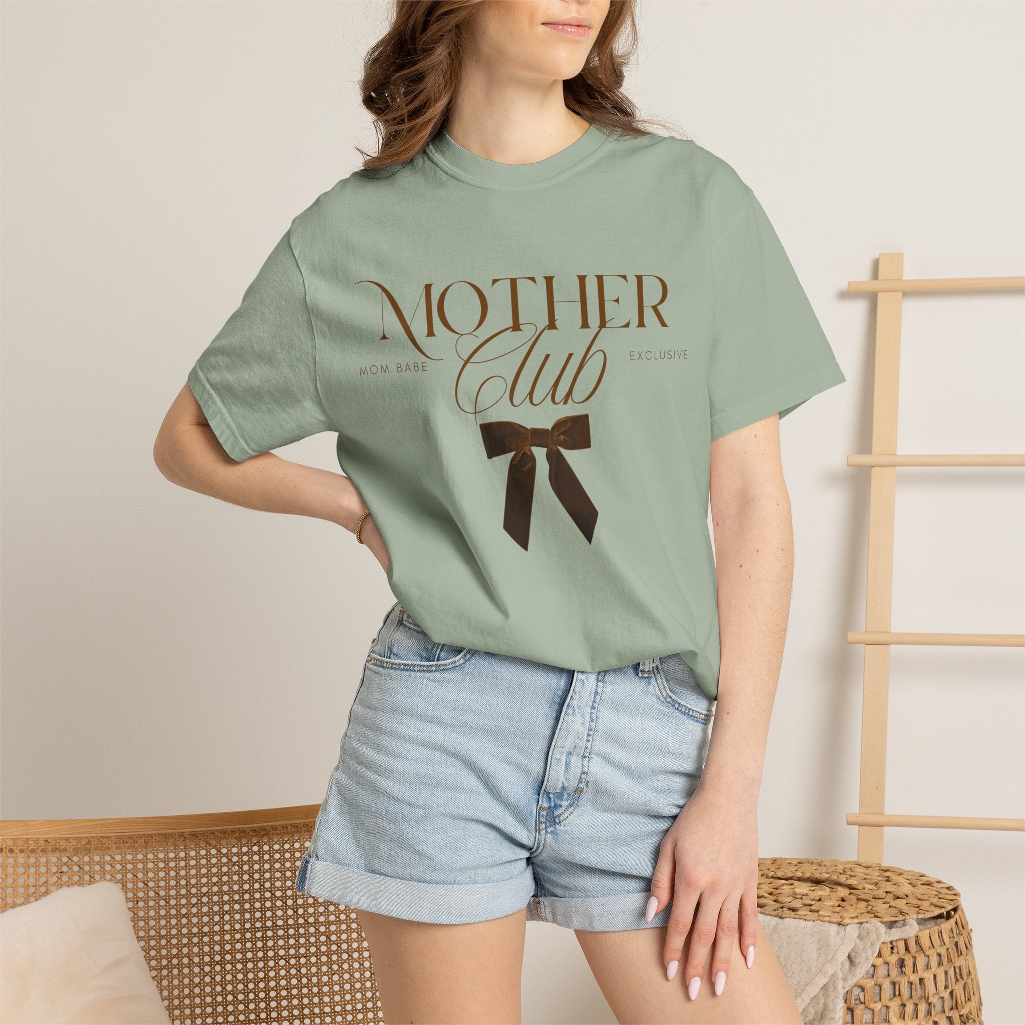 Mother Club Mom Babe Exclusive Tee - Mocha
