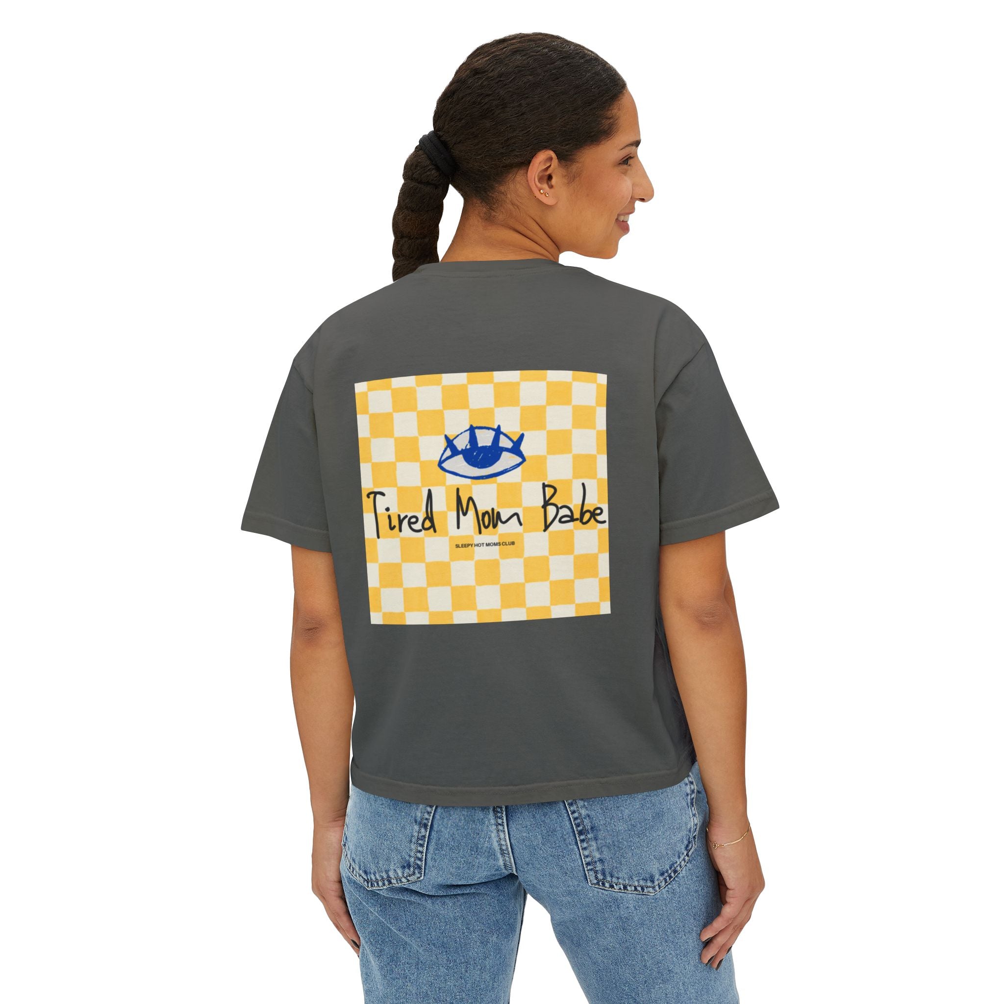 Tired Mom Babe - Eye Graphic Tee