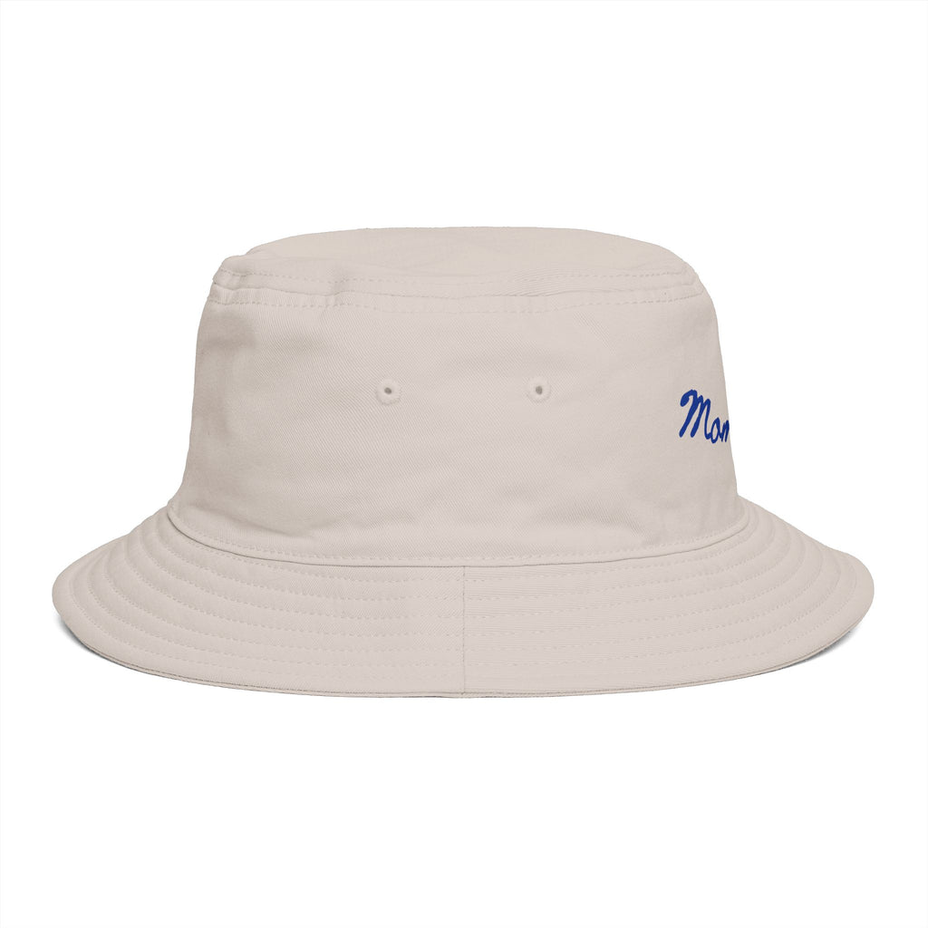 Mom Babe Bucket Hat — Blue Embroidery