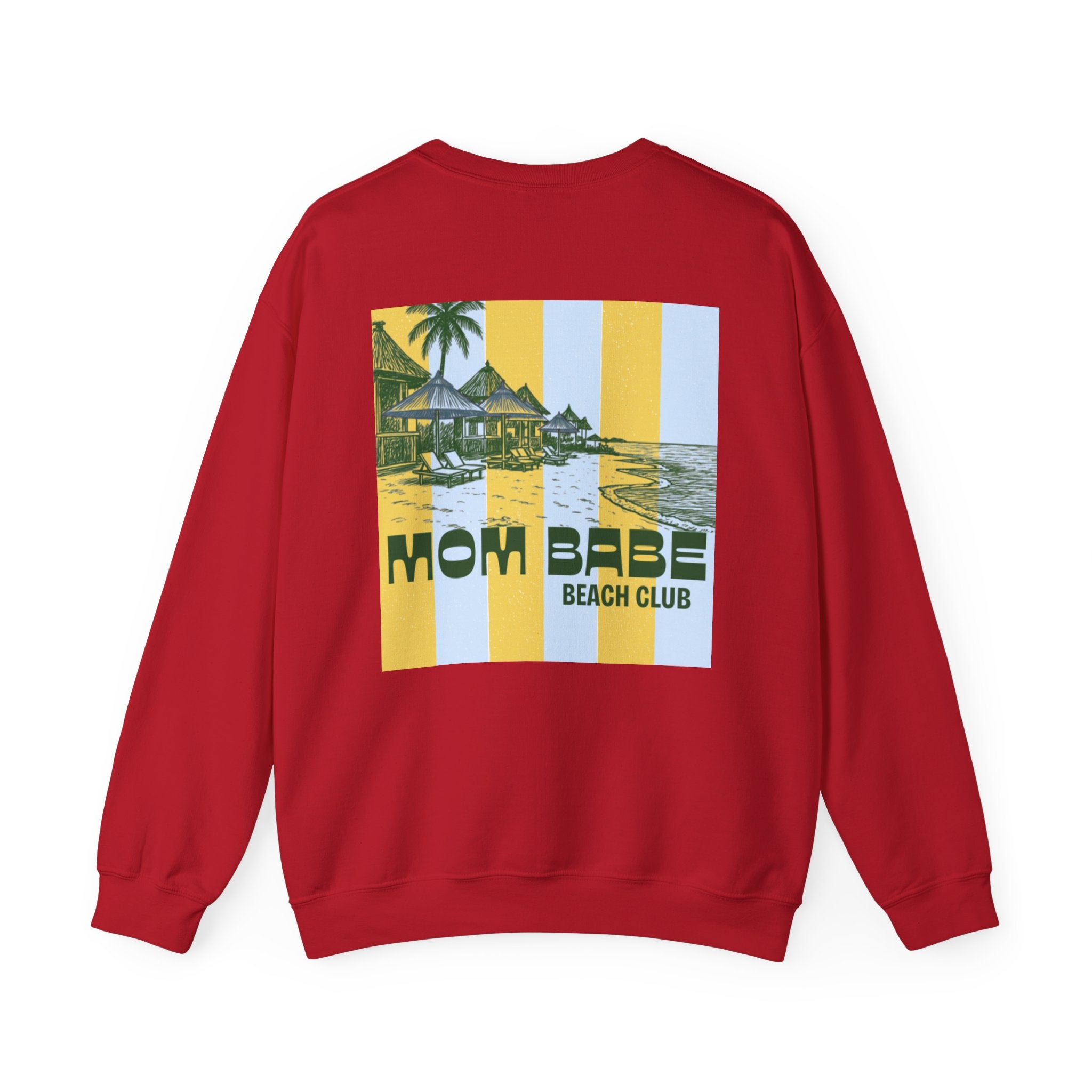 Mom Babe Beach Club - Graphic Sweatshirt
