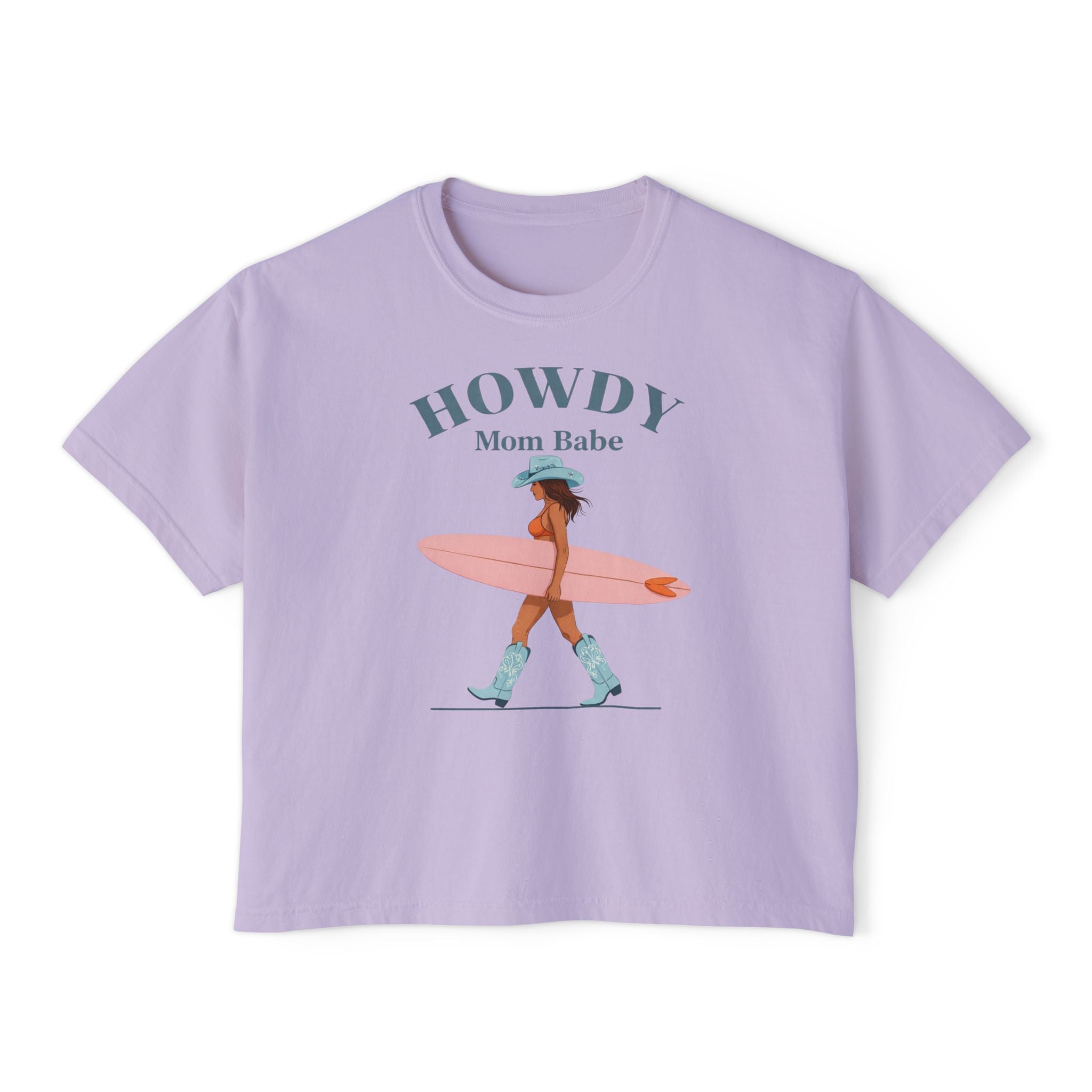 Howdy Mom Babe  — Surf Girl Graphic Tee
