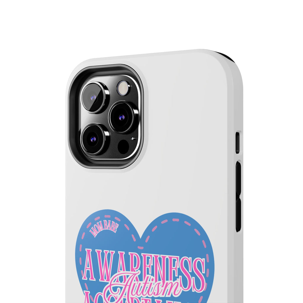 Autism Awareness and Acceptance — Stitched Heart Phone Case