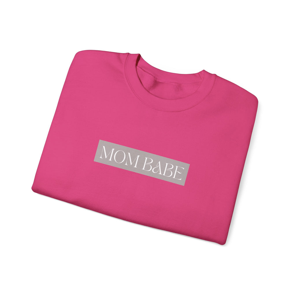 Pilates Mom Babe Club — Workout Graphic Sweatshirt (White Print)