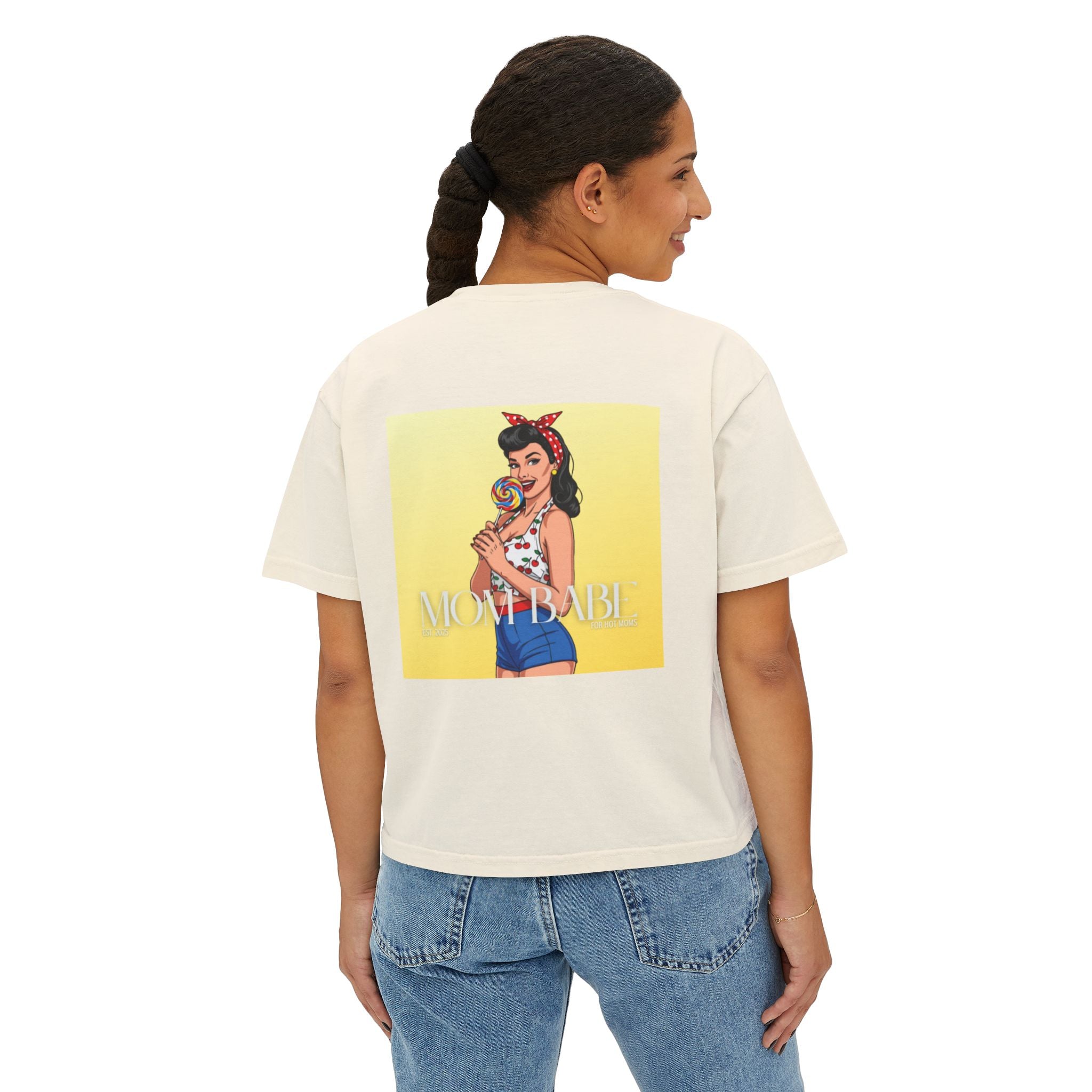 Mom Babe - For Hot Moms Pinup Graphic Tee