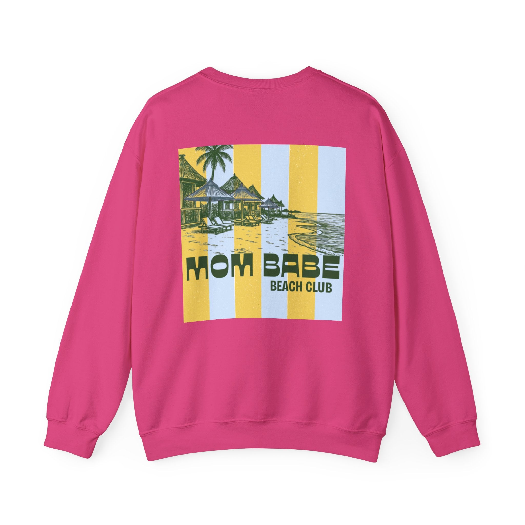 Mom Babe Beach Club - Graphic Sweatshirt