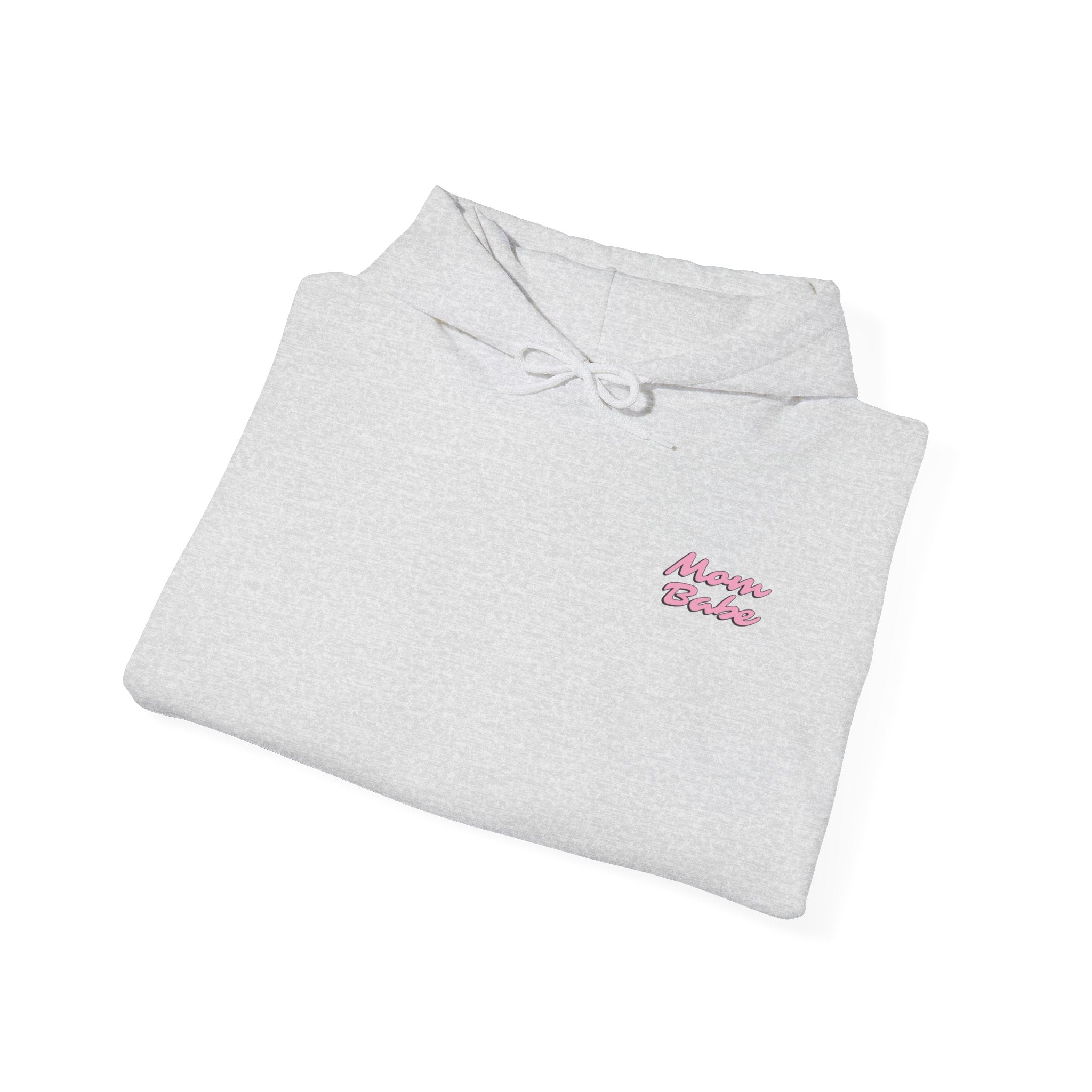 Mom Babe For Hot Moms - Checkered Graphic Hoodie