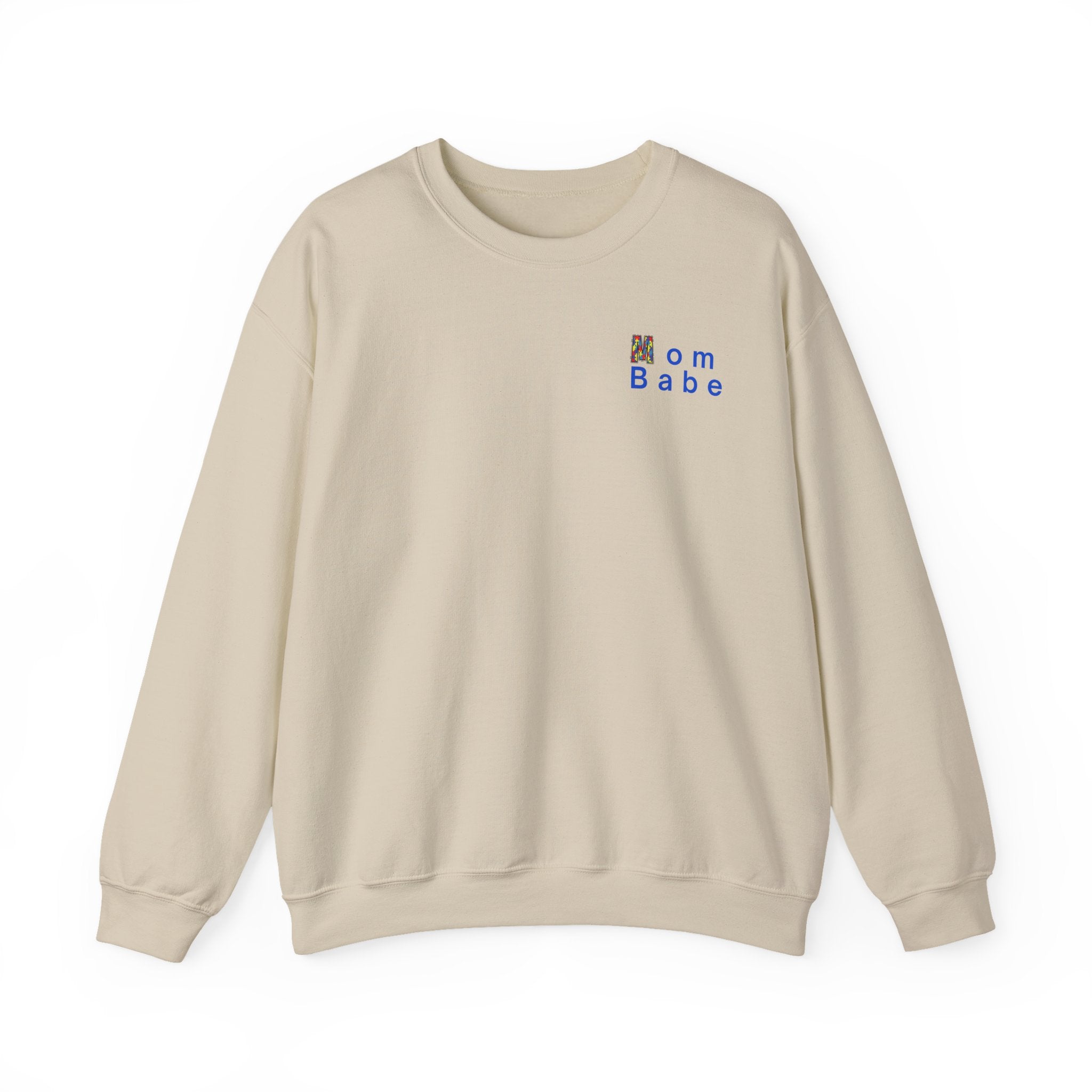 Mom Babe Autism Advocate - Graphic Sweatshirt