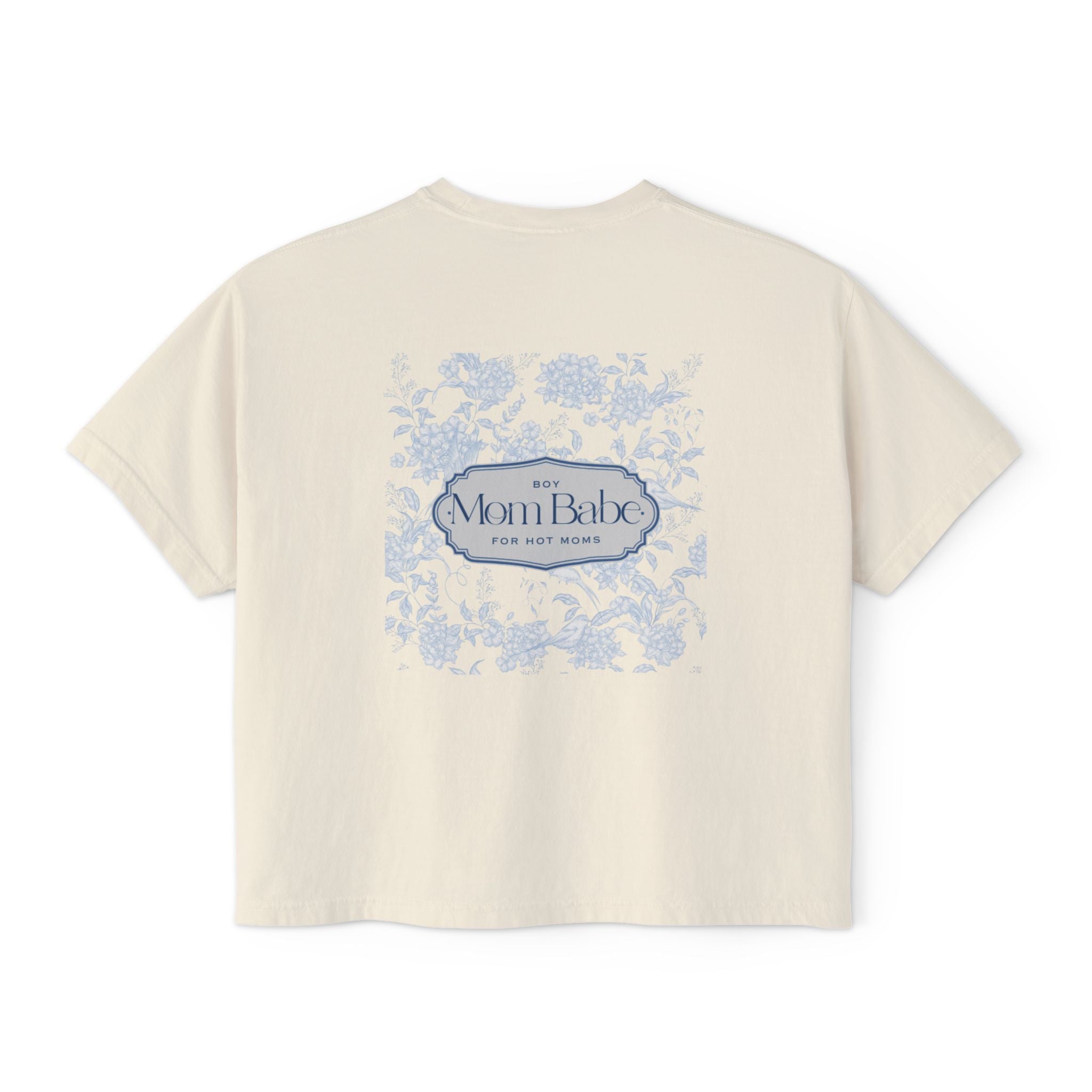 Boy Mom Babe - Floral Graphic Tee
