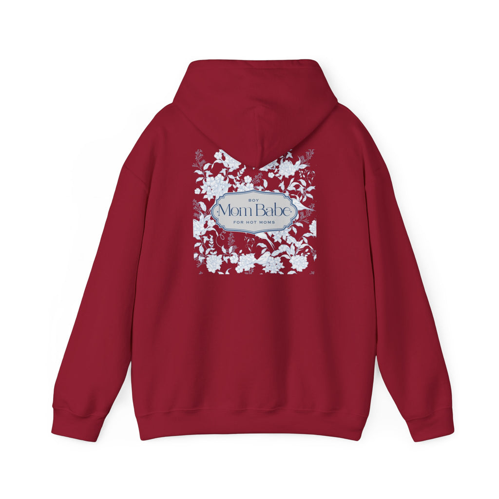 Boy Mom Babe - Floral Graphic Hoodie