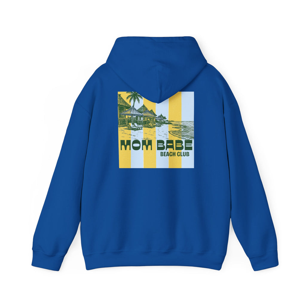 Mom Babe Beach Club — Graphic Hoodie