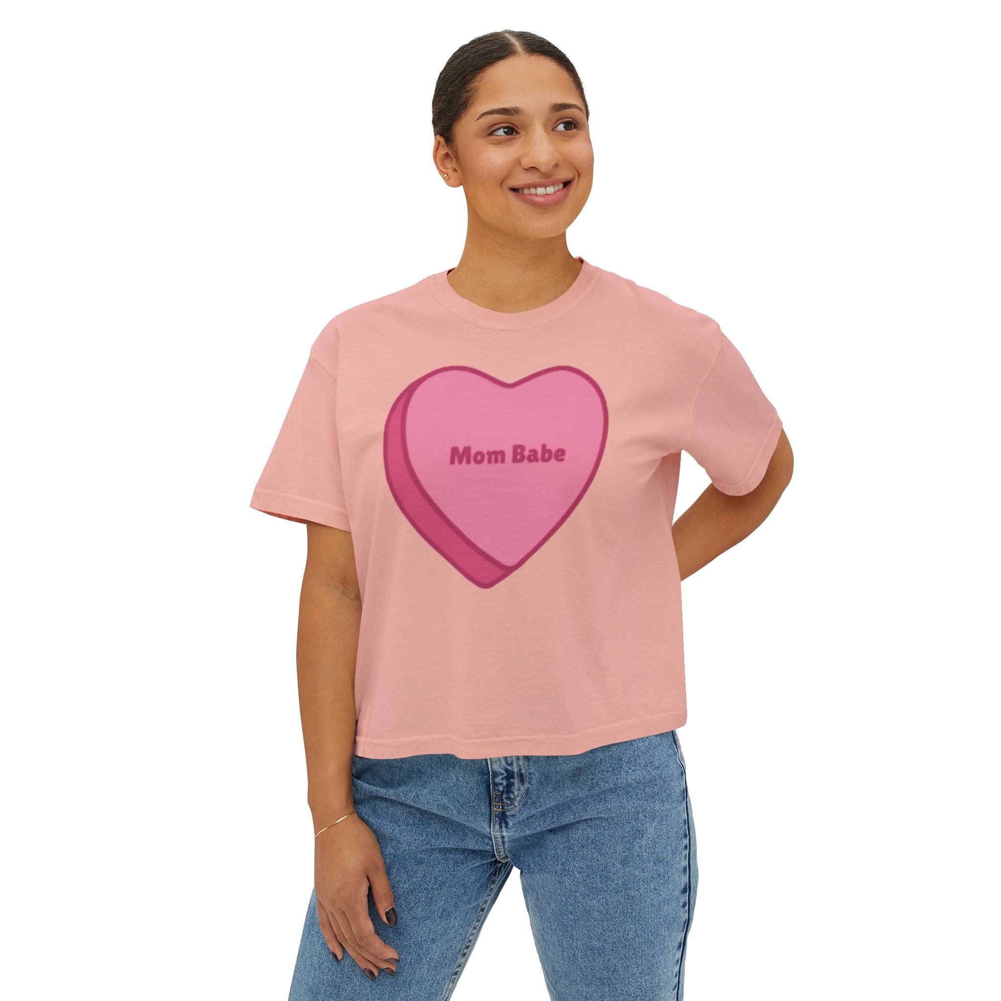 Mom Babe Be Mine - Conversation Hearts Graphic Tee