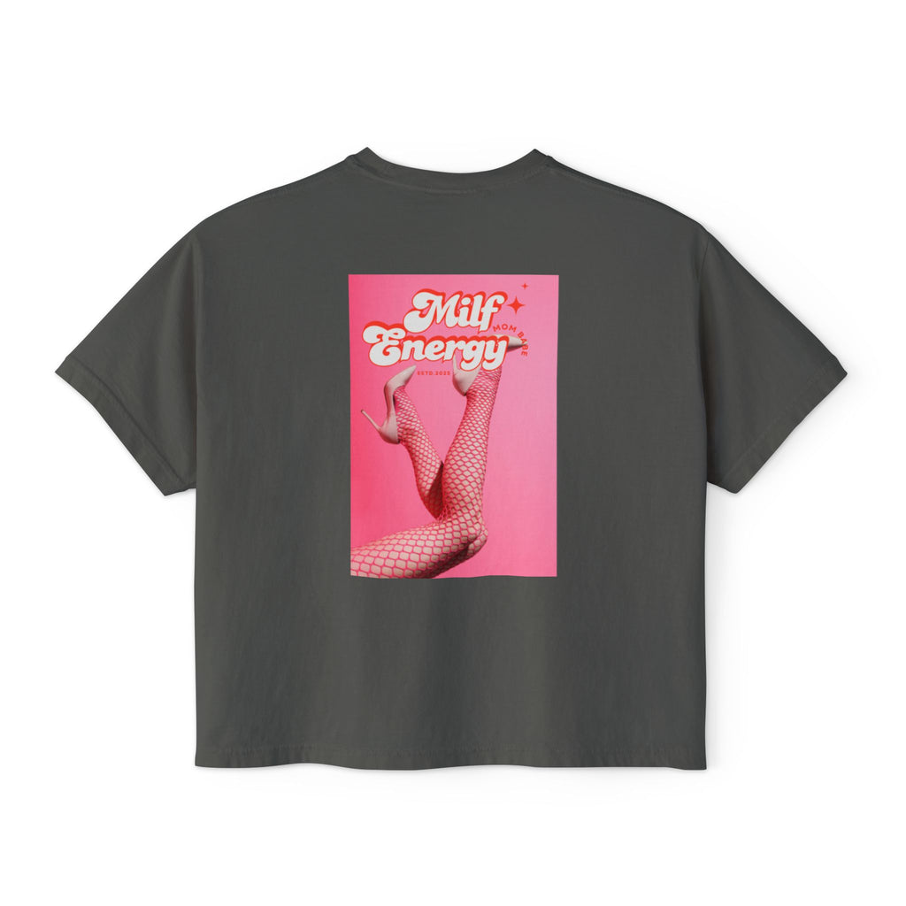 MILF Energy Mom Babe — Fishnet Graphic Tee