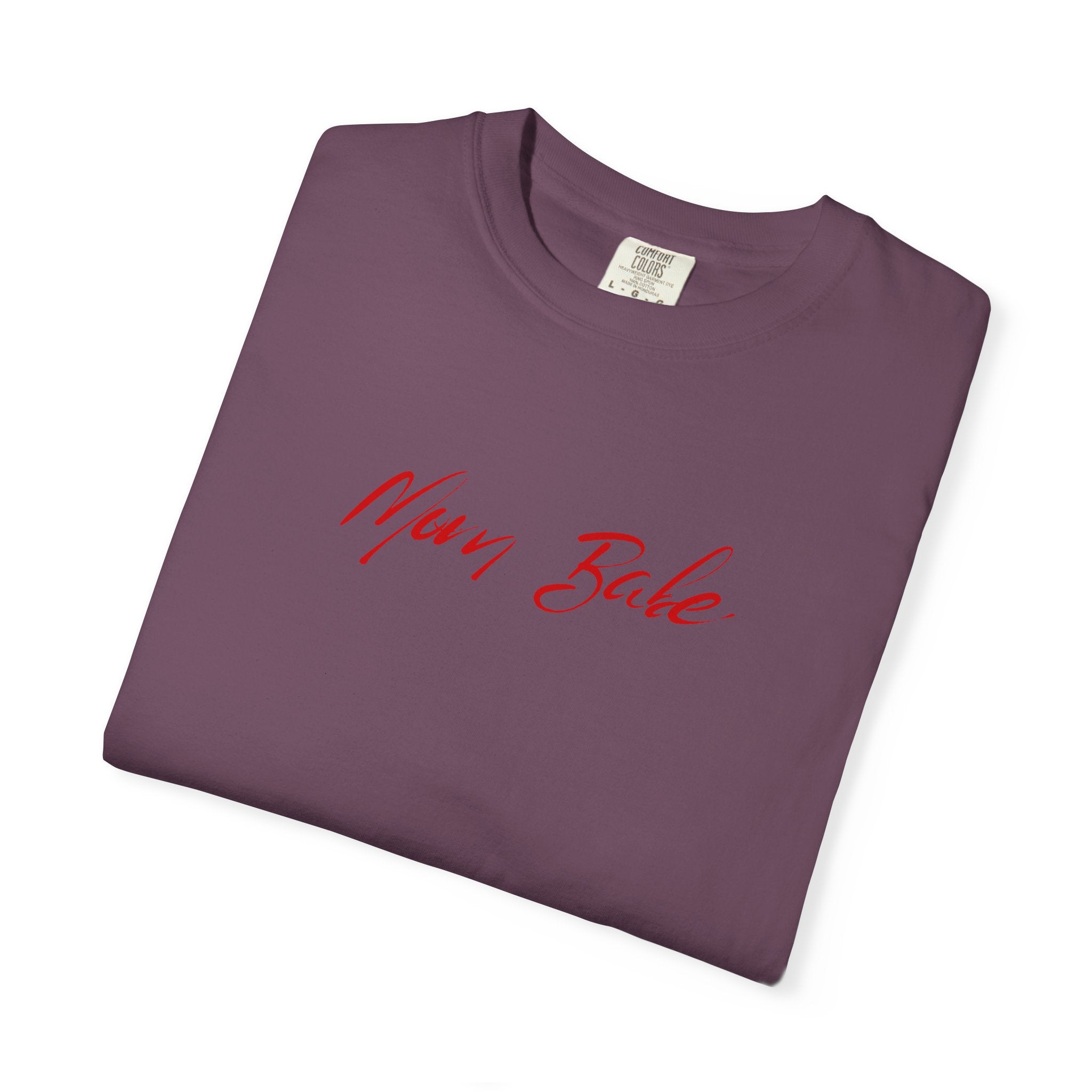 Fit Mom Social Club - Mom Babe Tee Red