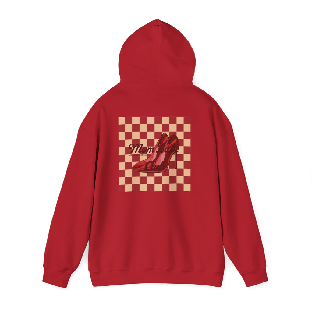Mom Babe Club - For Hot Moms Heel Graphic Hoodie