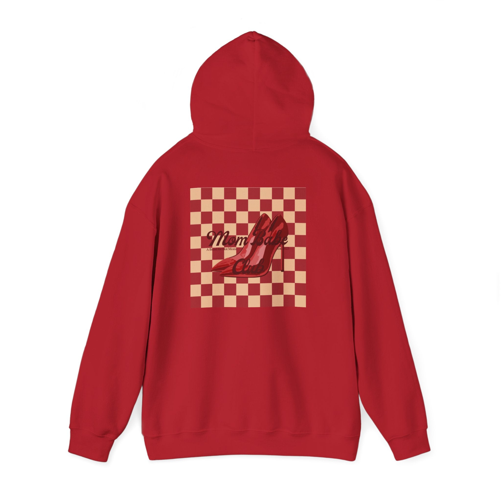 Mom Babe Club - For Hot Moms Heel Graphic Hoodie