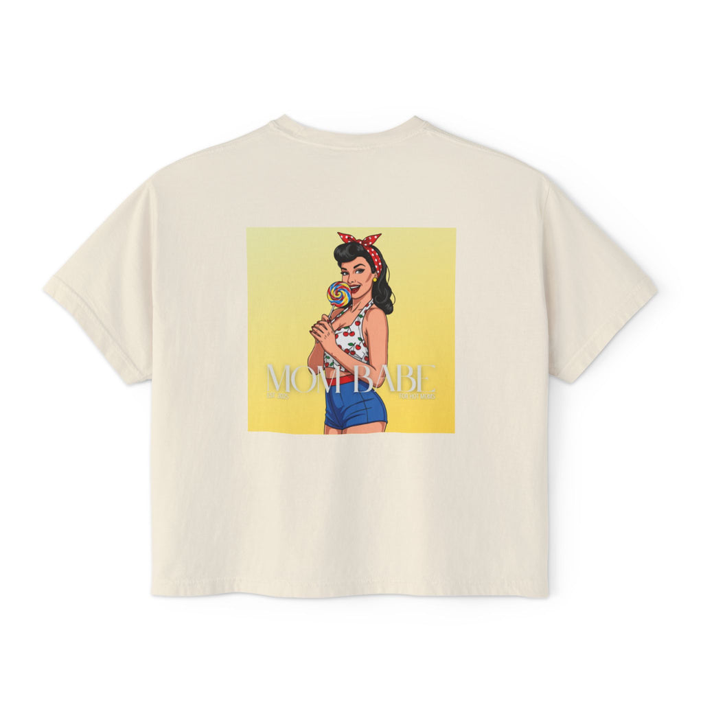 Mom Babe - For Hot Moms Pinup Graphic Tee