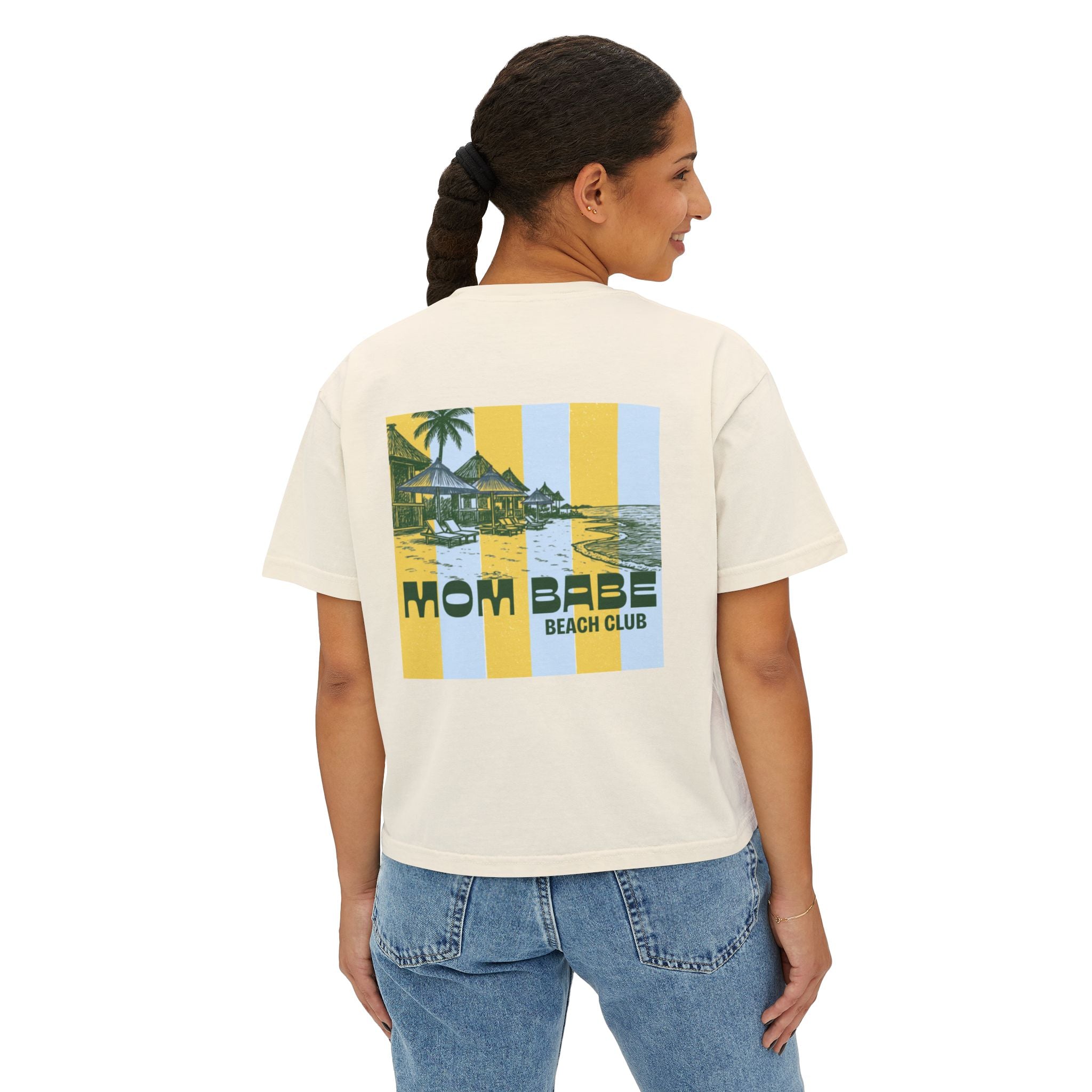 Mom Babe Beach Club - Graphic Tee
