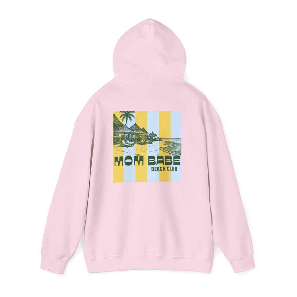 Mom Babe Beach Club — Graphic Hoodie