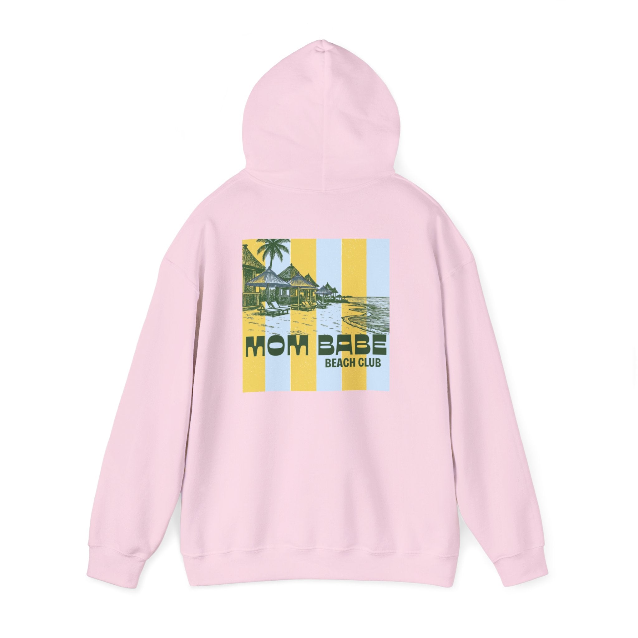 Mom Babe Beach Club — Graphic Hoodie