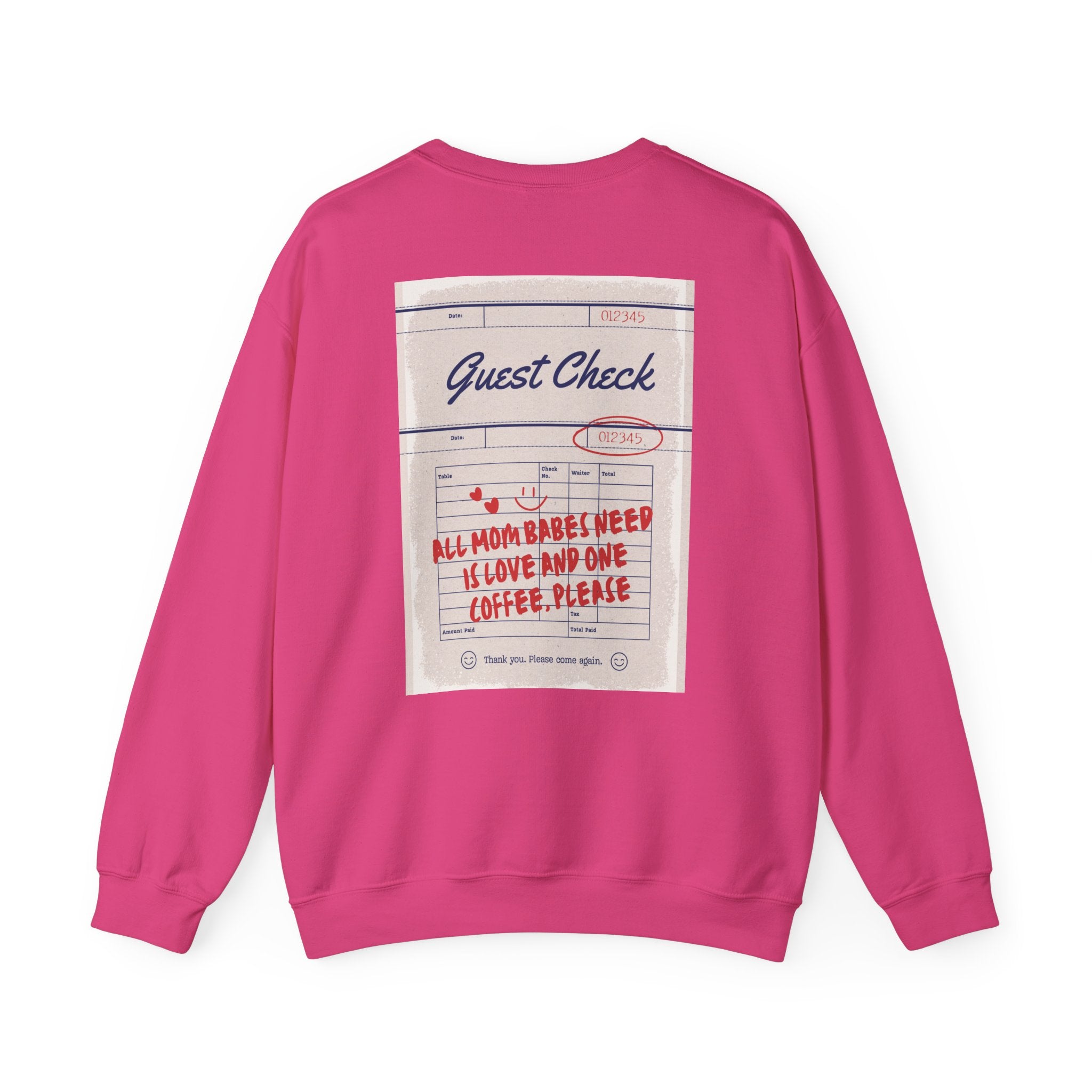 All Mom Babes Need - Graphic Check Sweatshirt