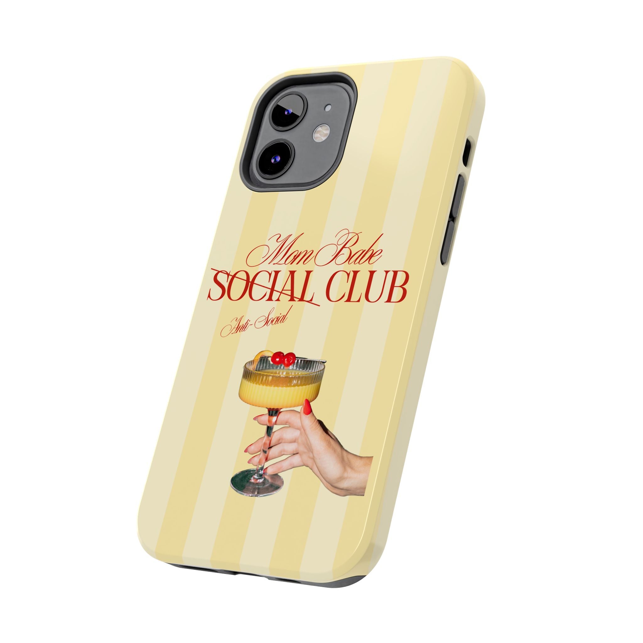 Mom Babe Anti-Social Club Tough Phone Case
