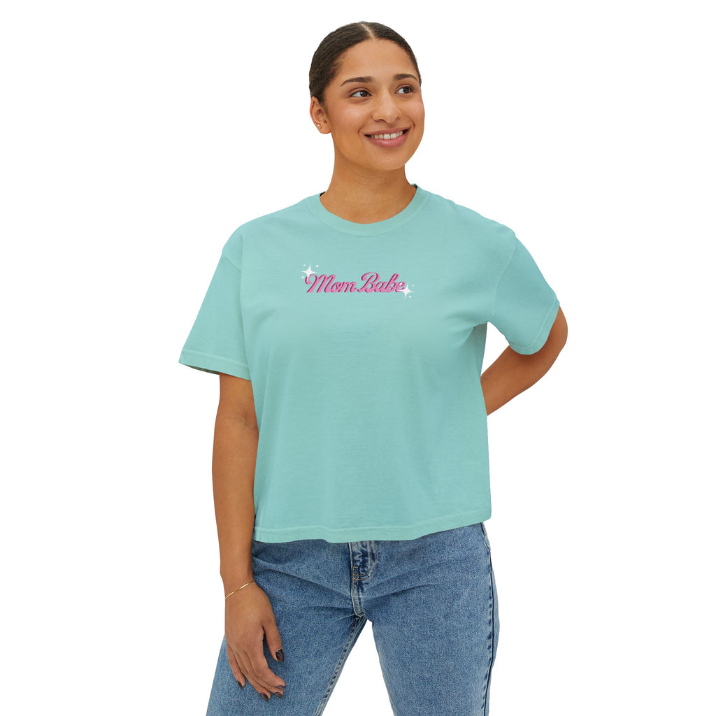 Mom Babe Club - For Hot Moms —  Pink Graphic Tee