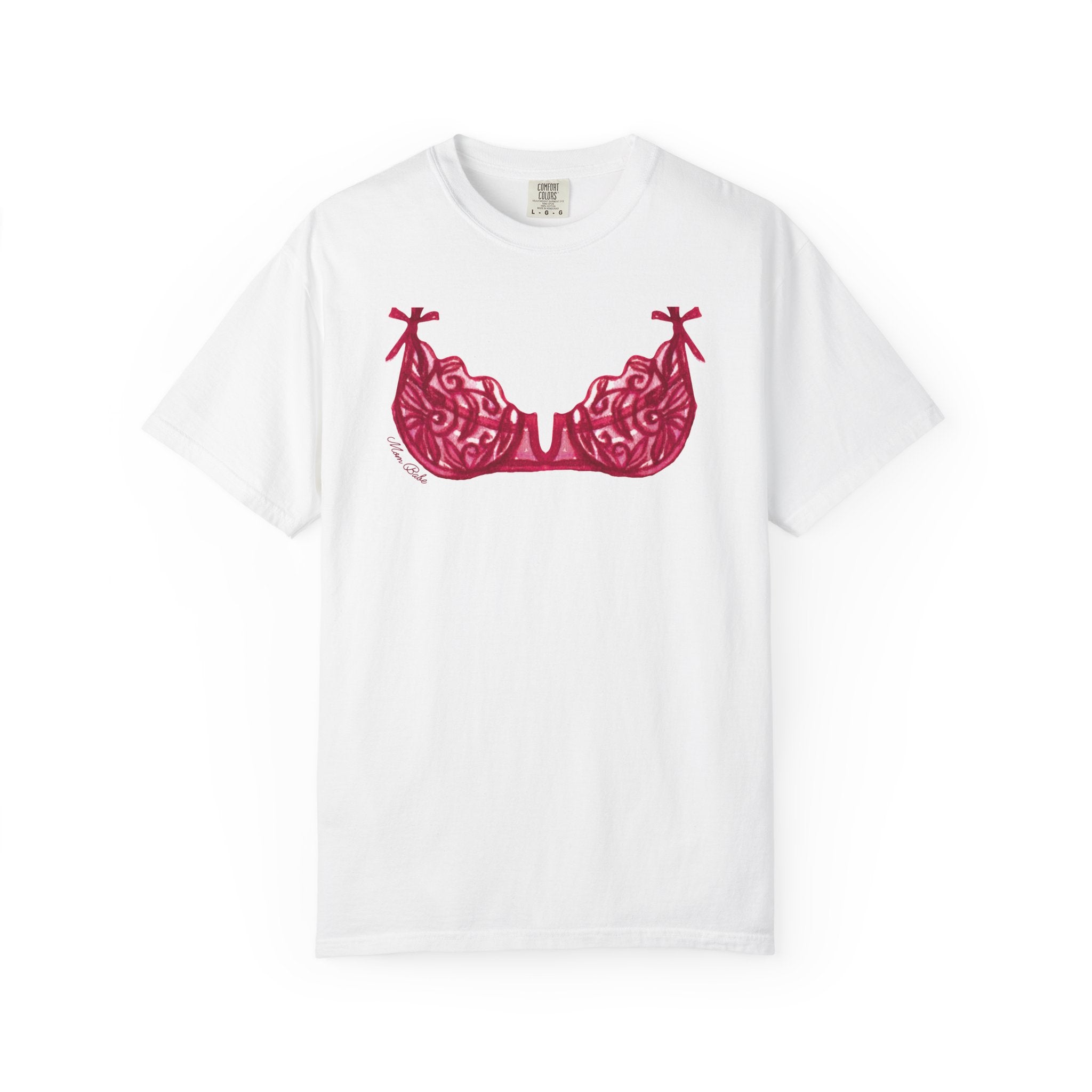 MILF Mom Babe - Bra Tee Pink