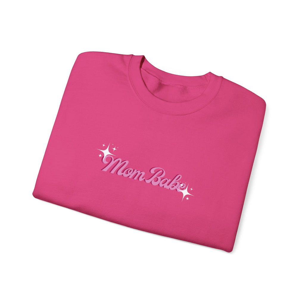 Mom Babe Club - For Hot Moms — Pink Graphic Sweatshirt