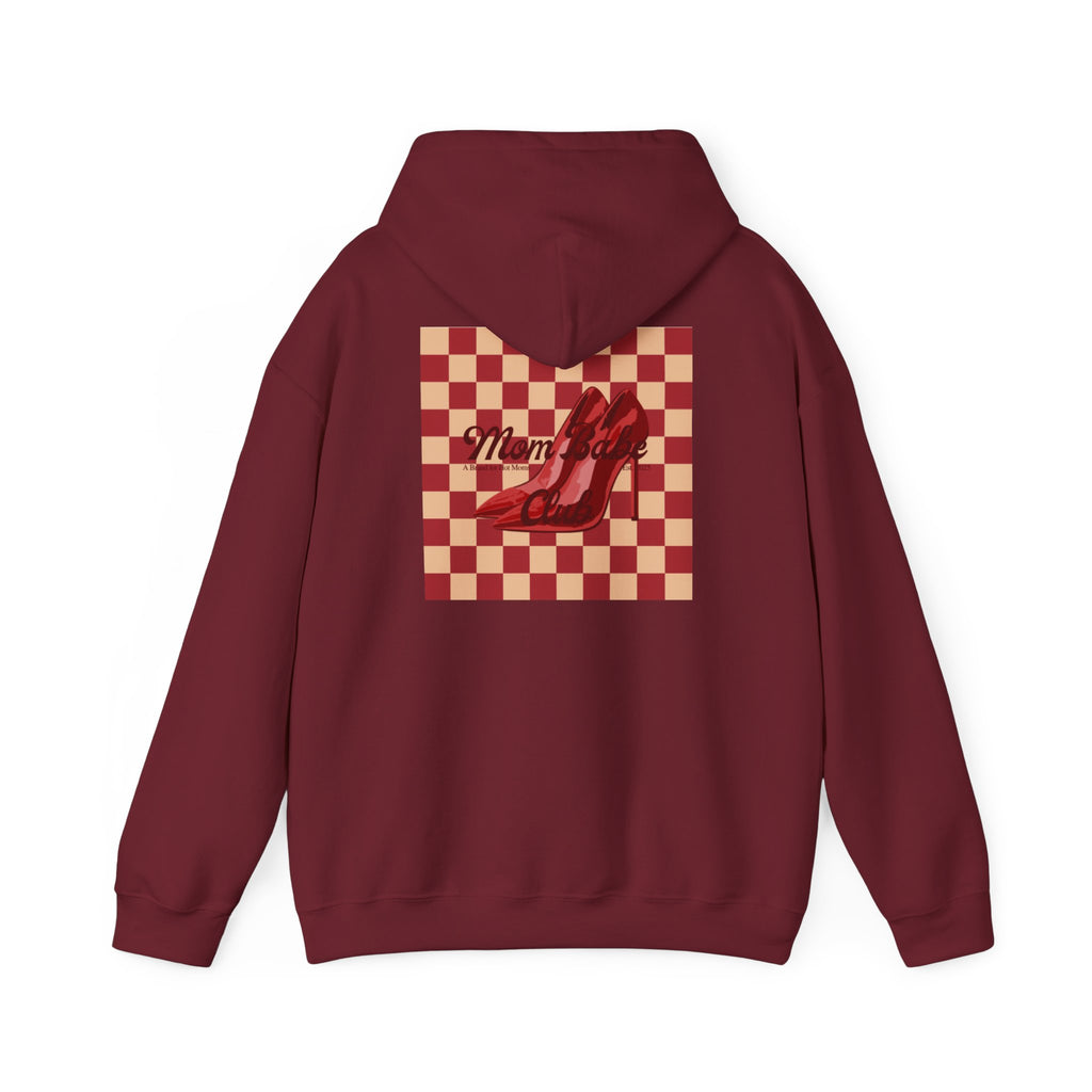 Mom Babe Club - For Hot Moms Heel Graphic Hoodie