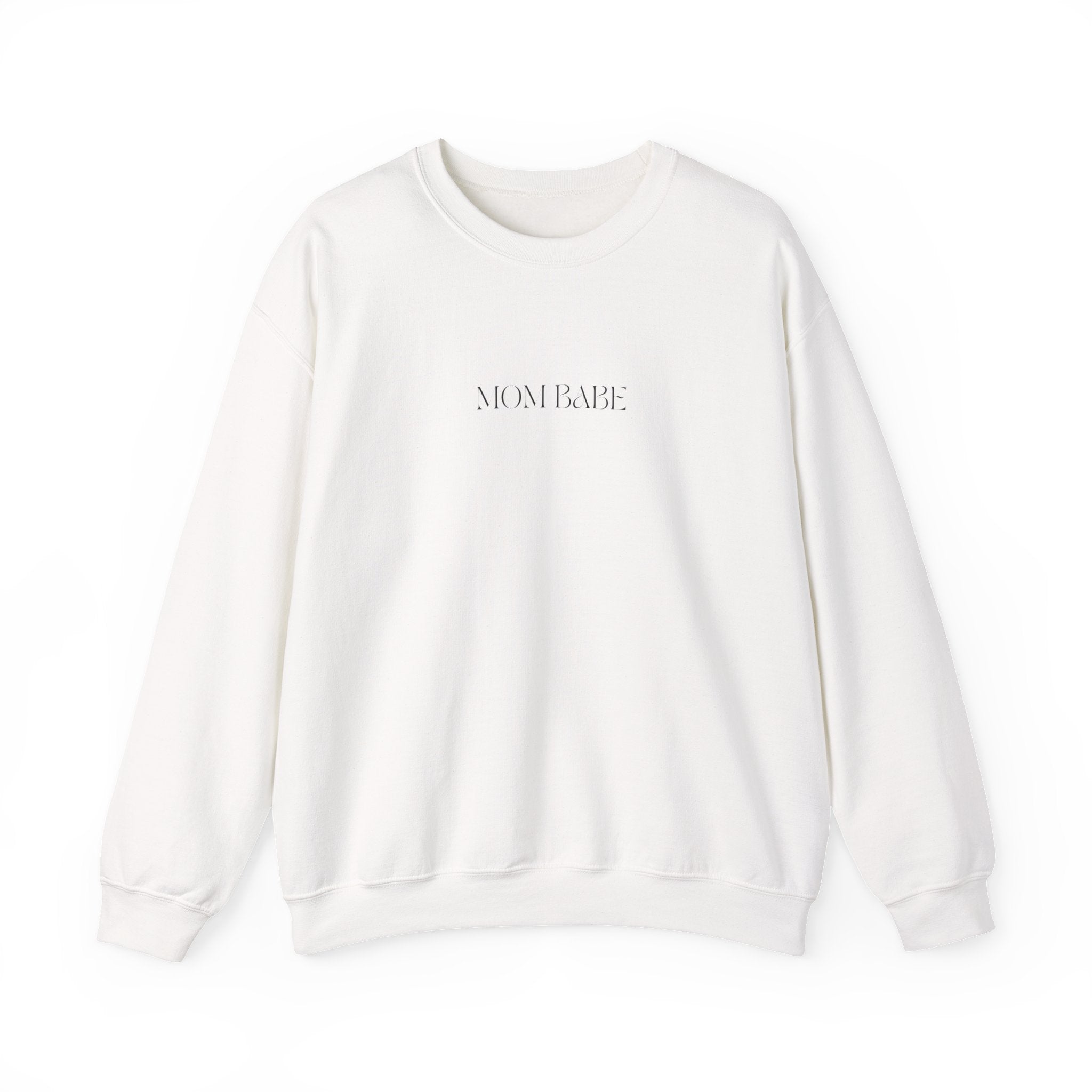 Pilates Mom Babe Club — Workout Graphic Sweatshirt (Black Print)