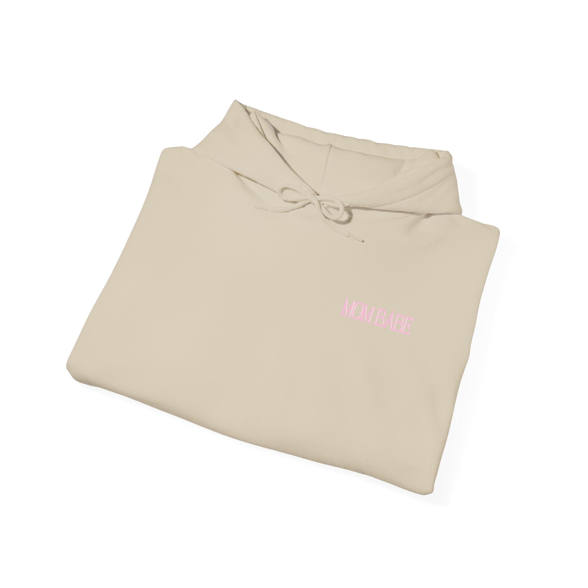 Mom Babe — Holographic Graphic Hoodie