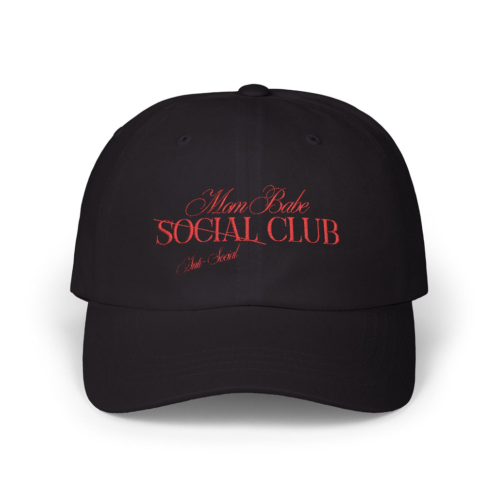 Mom Babe Anti-Social Club - Red Embroidery