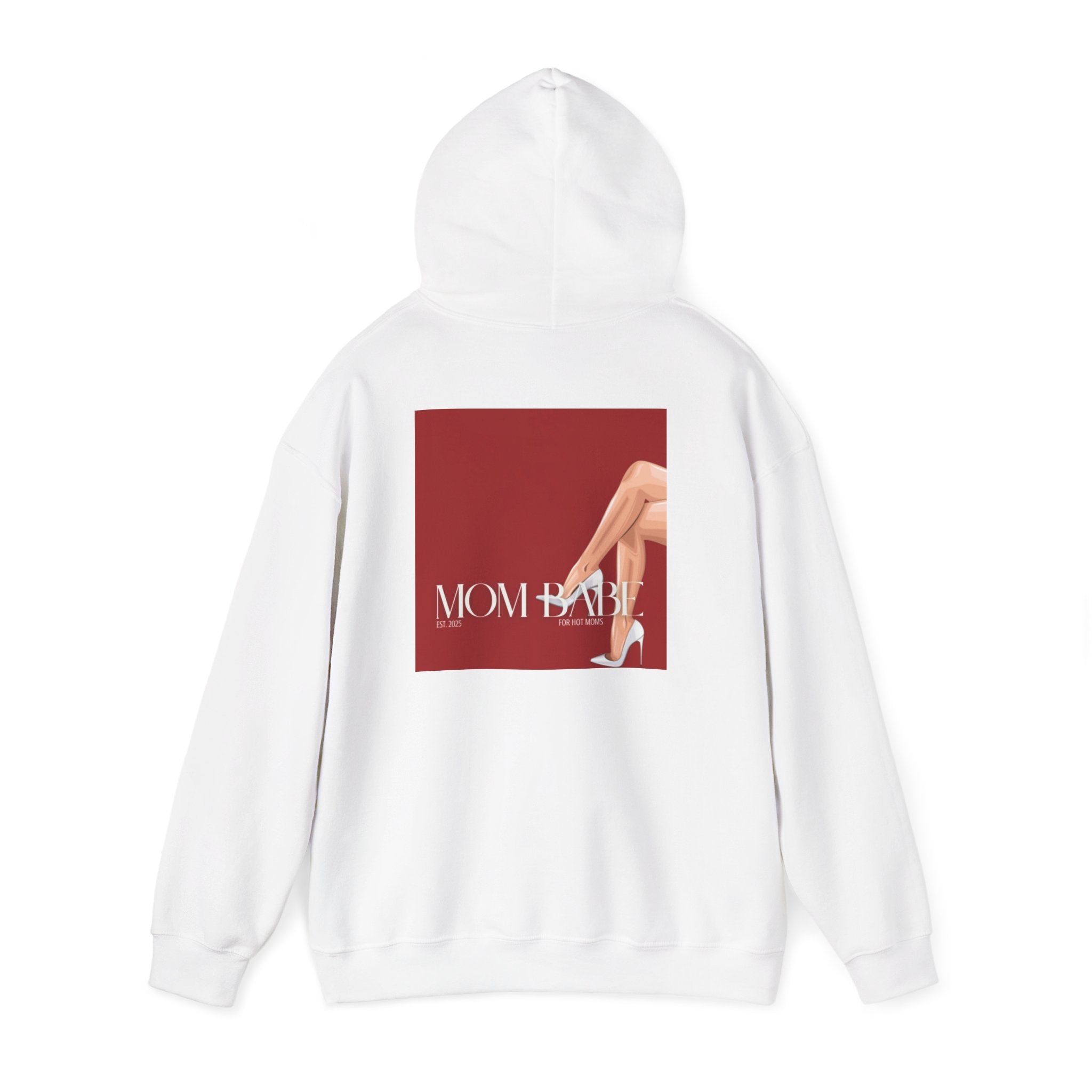 Mom Babe For Hot Moms - White Heels Graphic Hoodie