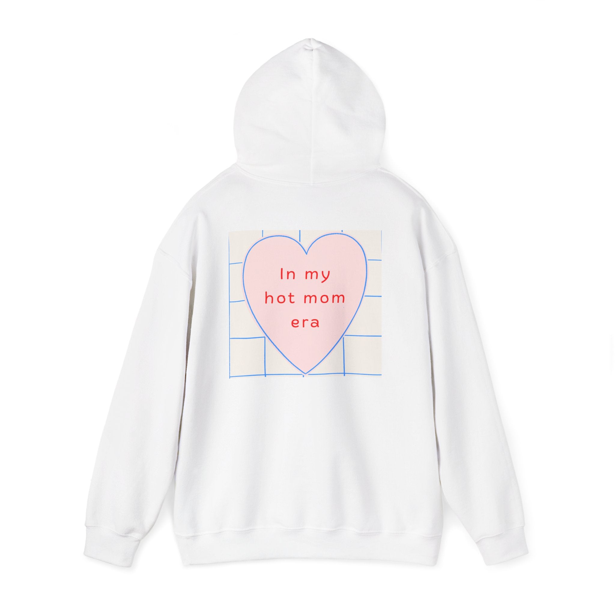 In My Hot Mom Era - Heart Graphic Hoodie